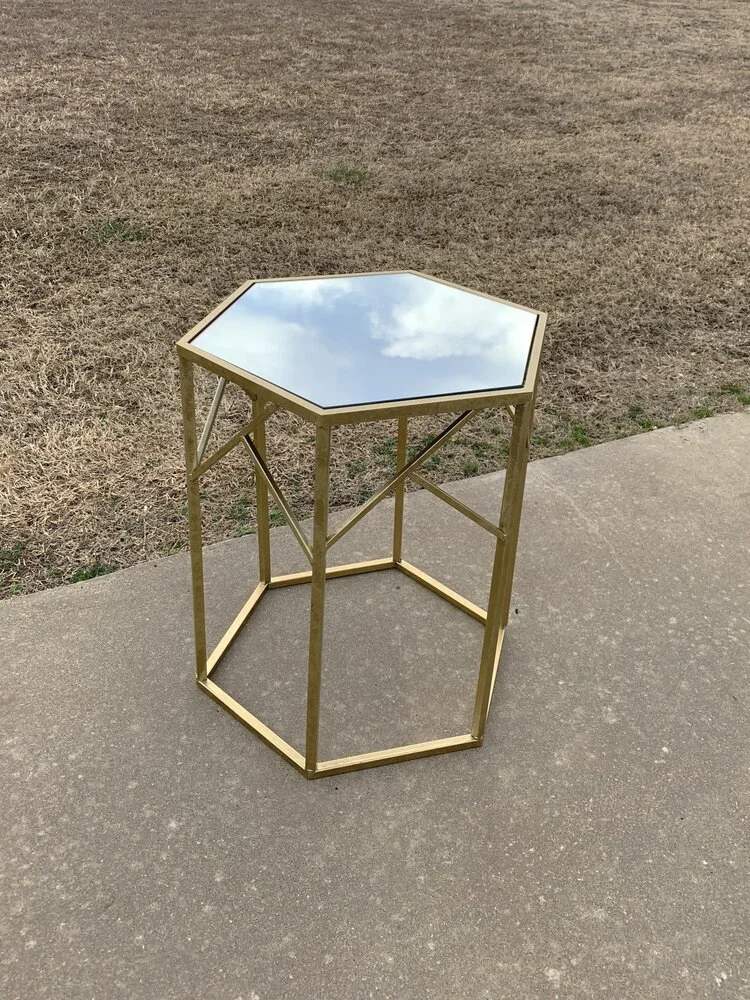 Mirror Side Table