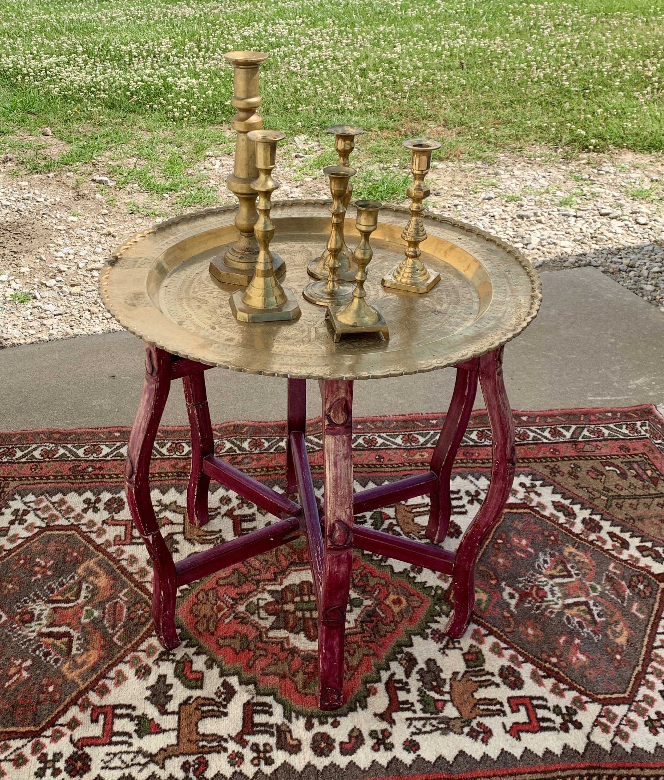 Brass Boho Table 