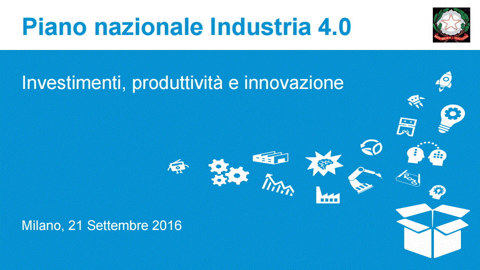 Nel 2017 arriva l'iperammortamento al 250% per l'Industria 4.0