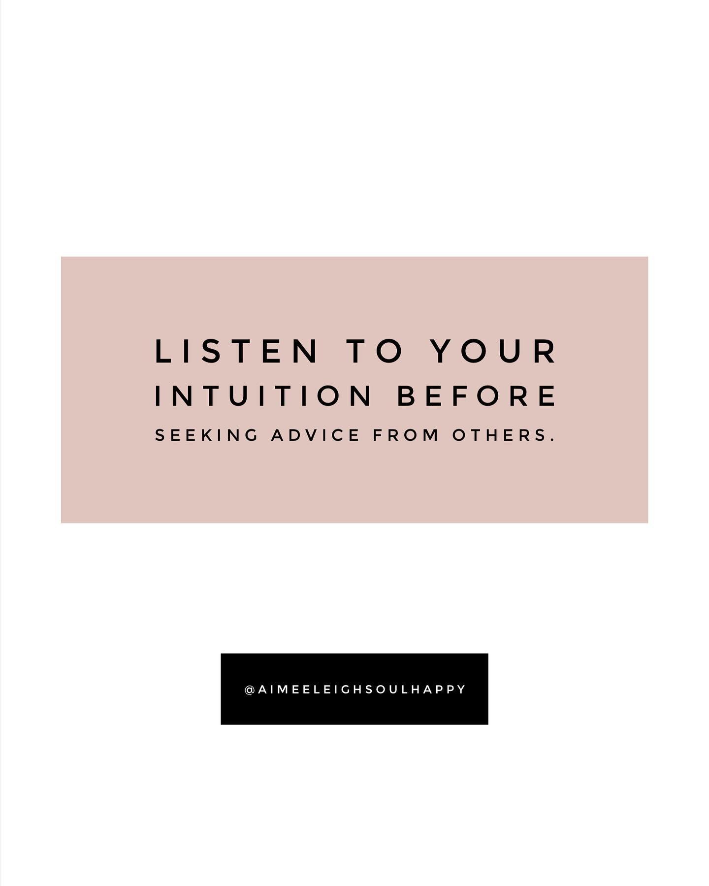 Other people's opinions, thoughts, and advice can actually interfere with your ability to connect with your true answer. 

So before you seek out the insights of others, take some time to get clear on what you see first. Then use their advice as just