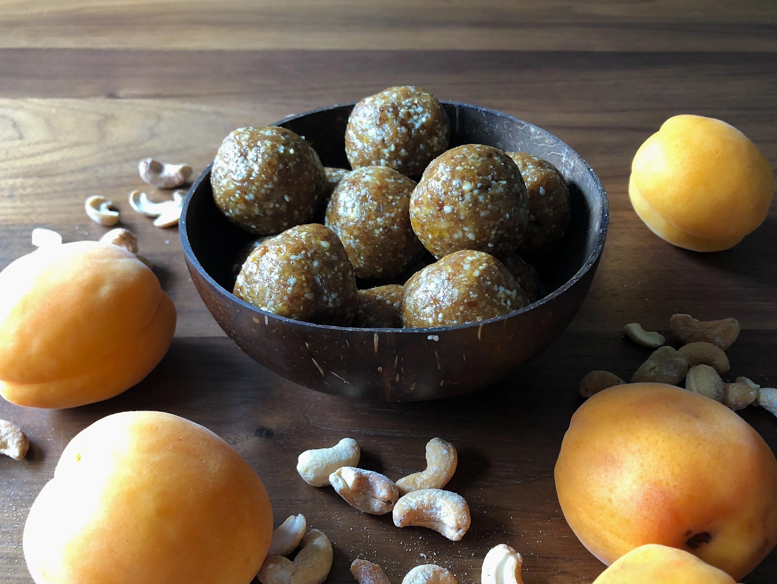 Vegan Apricot, Cashew, and Date Balls — Milford Kitchen