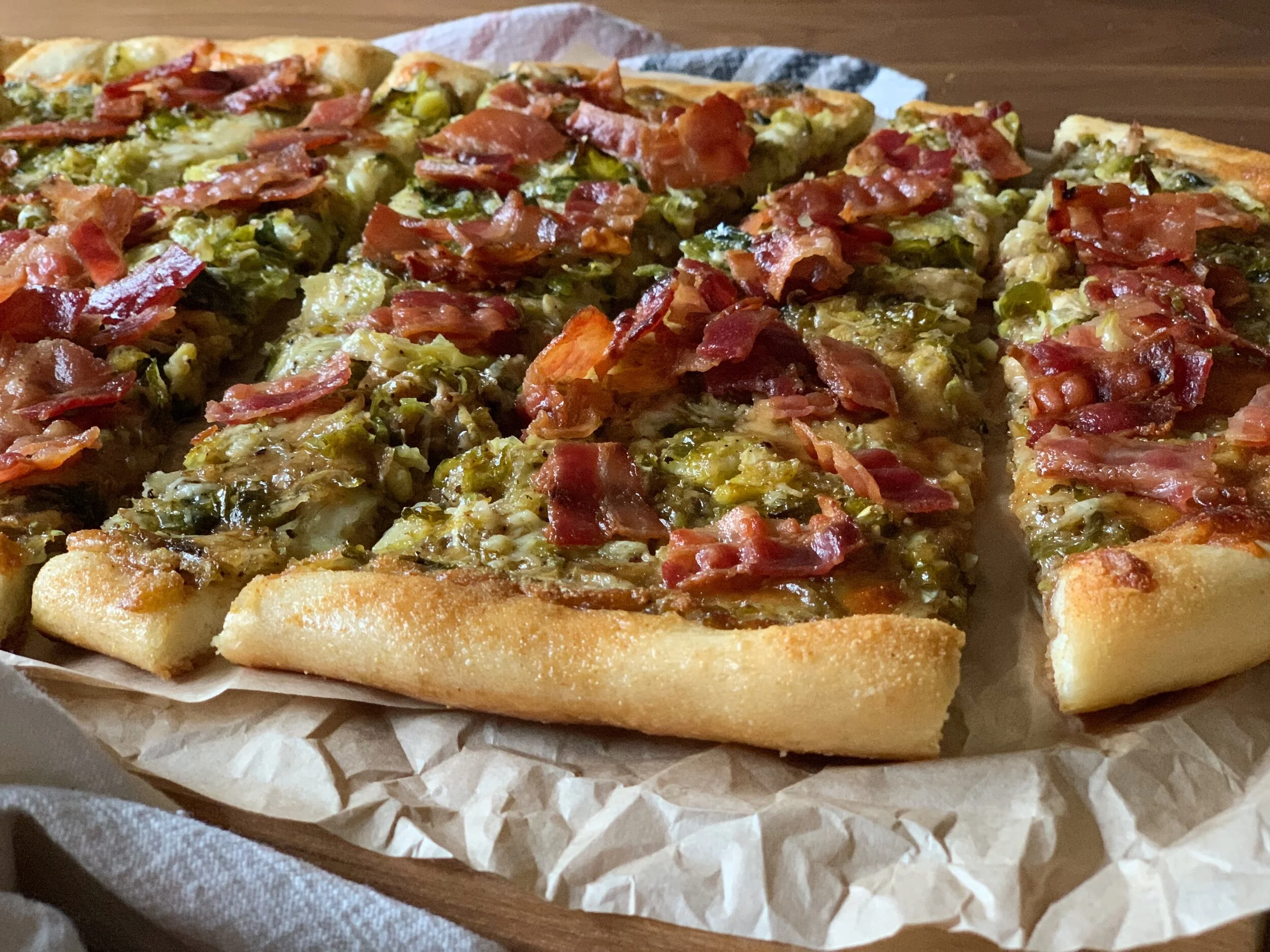 Brussel Sprouts & Bacon Pizza — Milford Kitchen