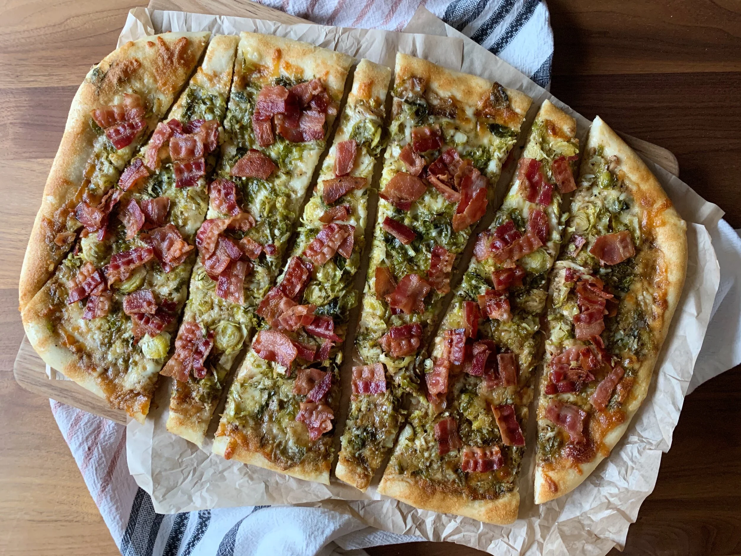 Brussel Sprouts & Bacon Pizza — Milford Kitchen