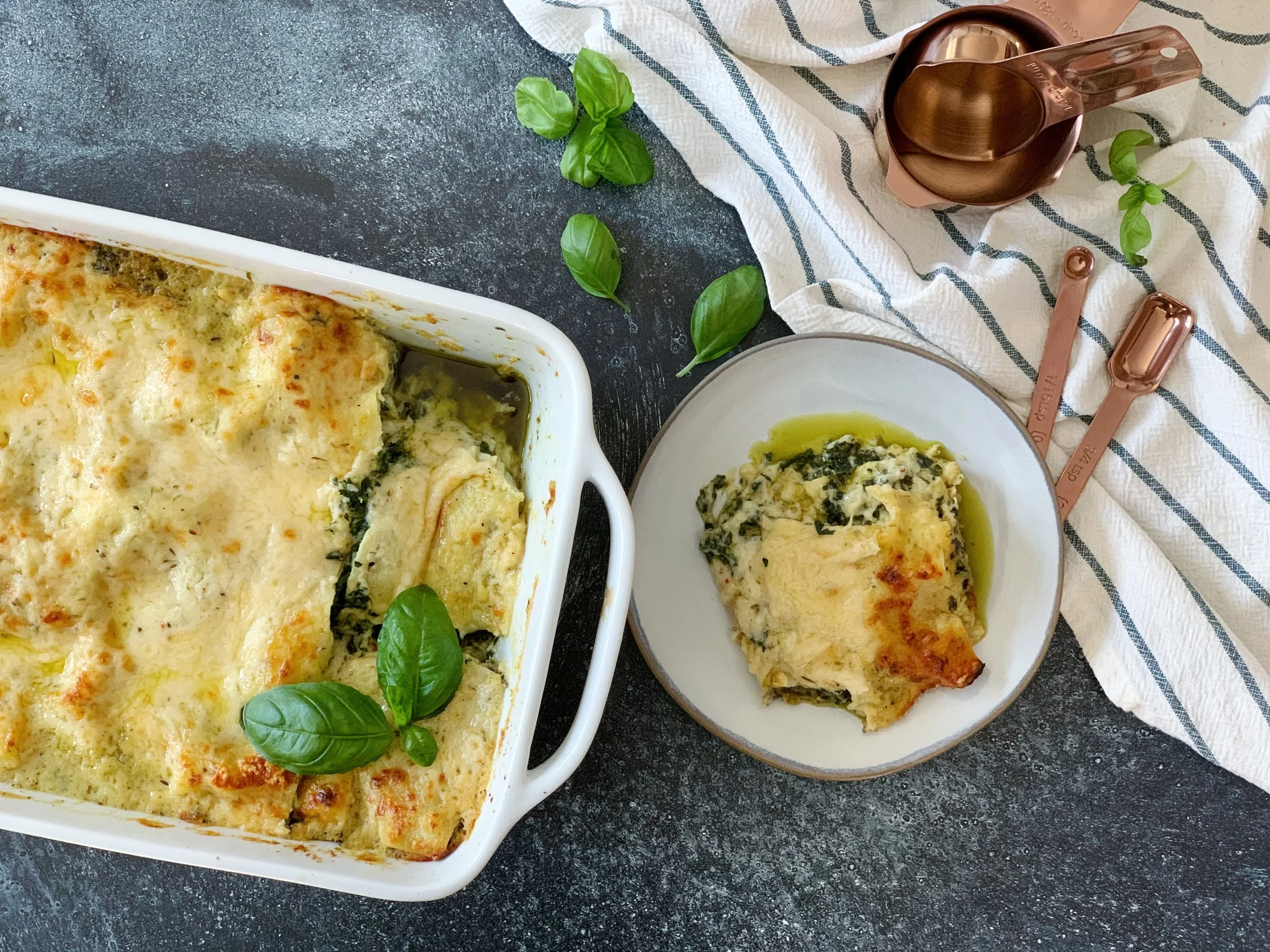 White Pesto Lasagna — Milford Kitchen