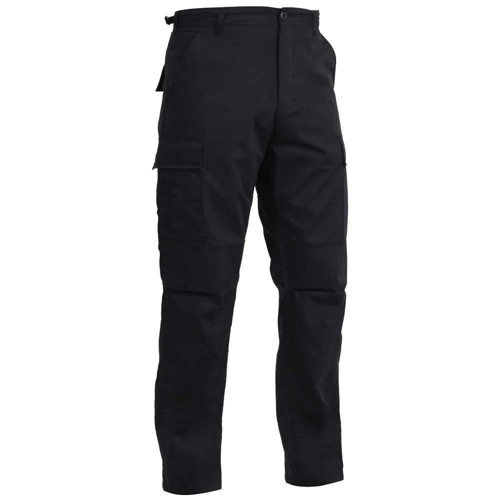 Black Tactical Military Style Cargo 