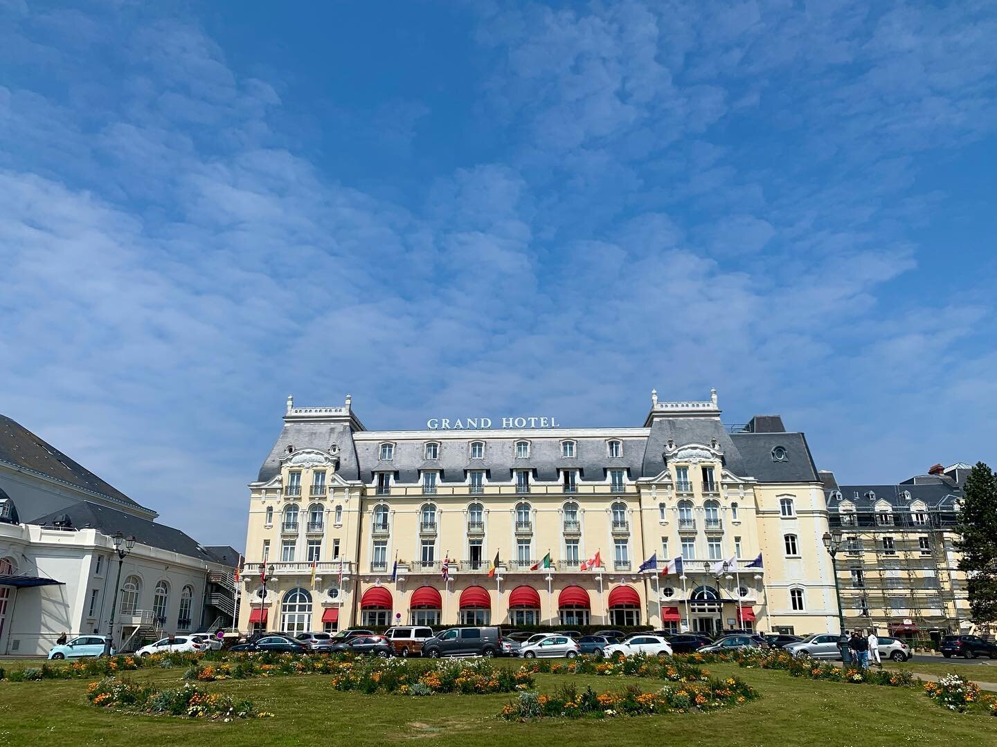 Le Grand H&ocirc;tel Cabourg is located right on the beach and just steps away from the main town of Cabourg #grandhotelcabourg #accor #jidenba #cabourg