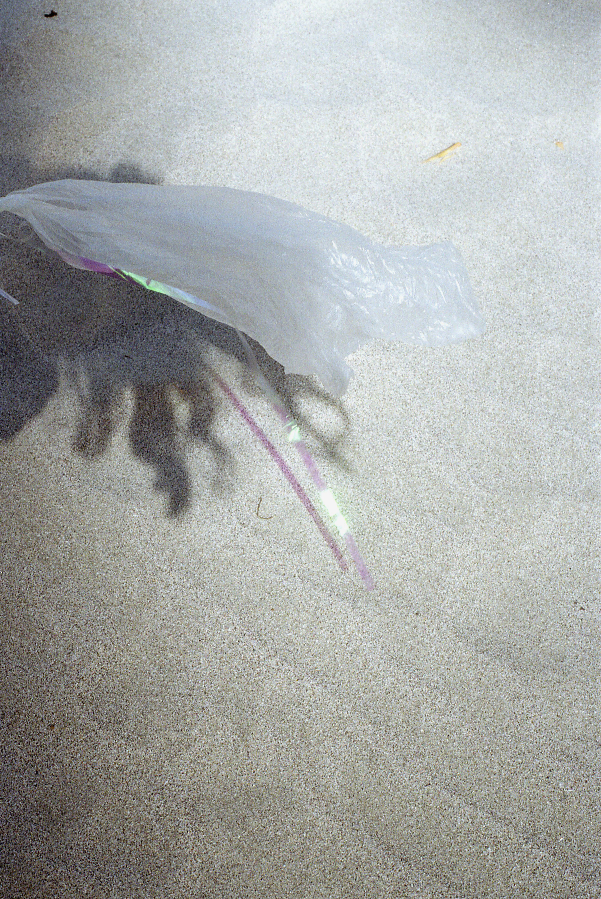 haarschatten, plastiktüte, lametta auf sand.jpg
