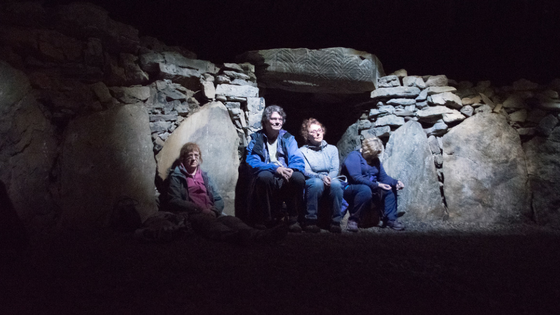 Inside the Cailleachs Cairn