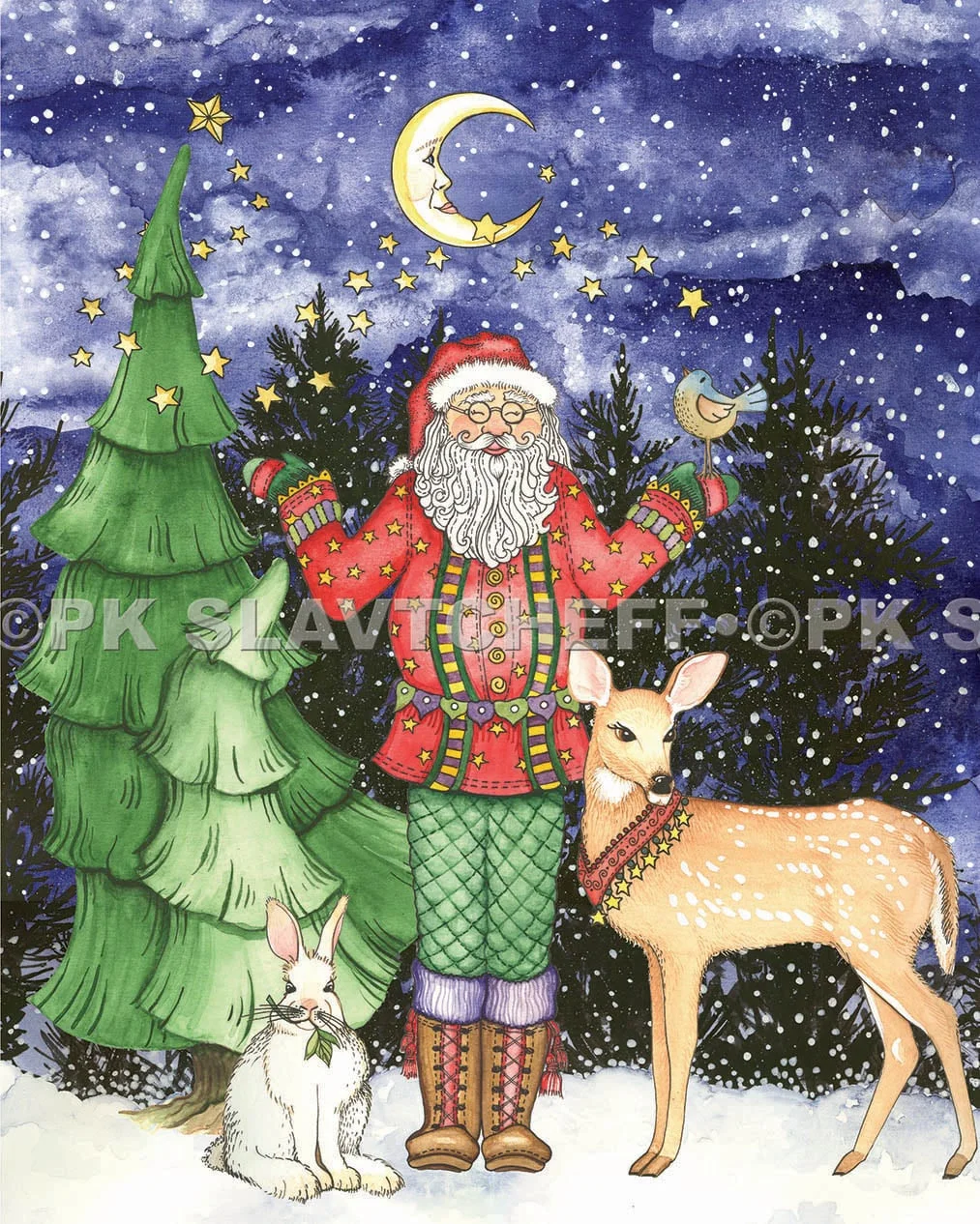 Santa and Friends