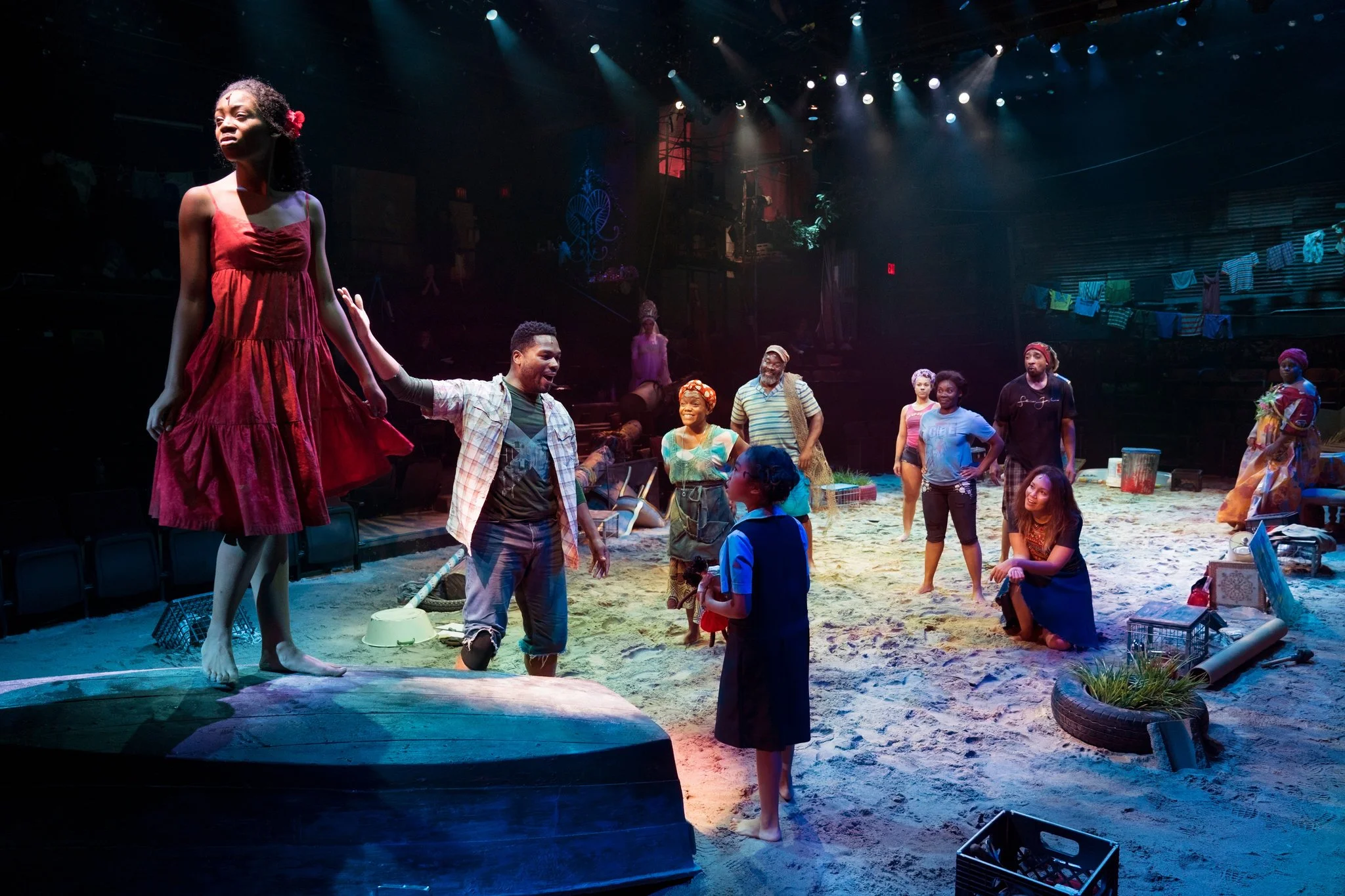 Once on this Island, Circle in the Square Theater. Credit: Sara Krulwich/The New York Times.