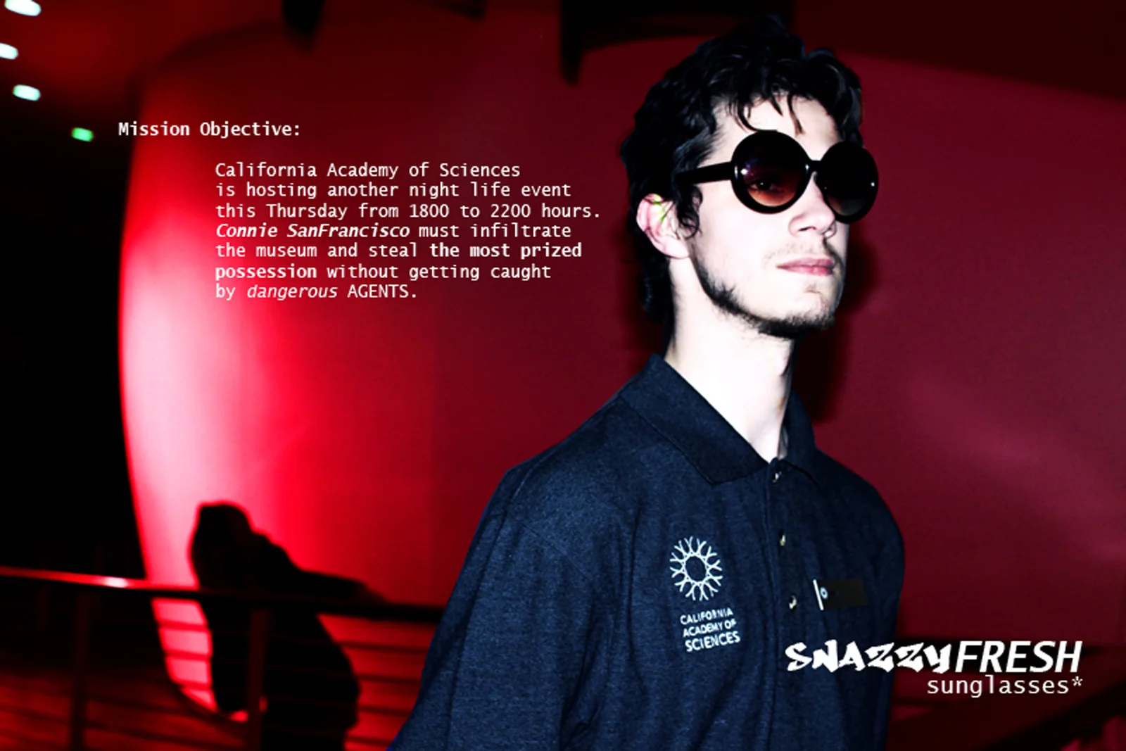 CAS-Snazzyfresh.academyofsciences.whereintheworldisconniesanfrancisco.securityguard.label_1 (1).jpg