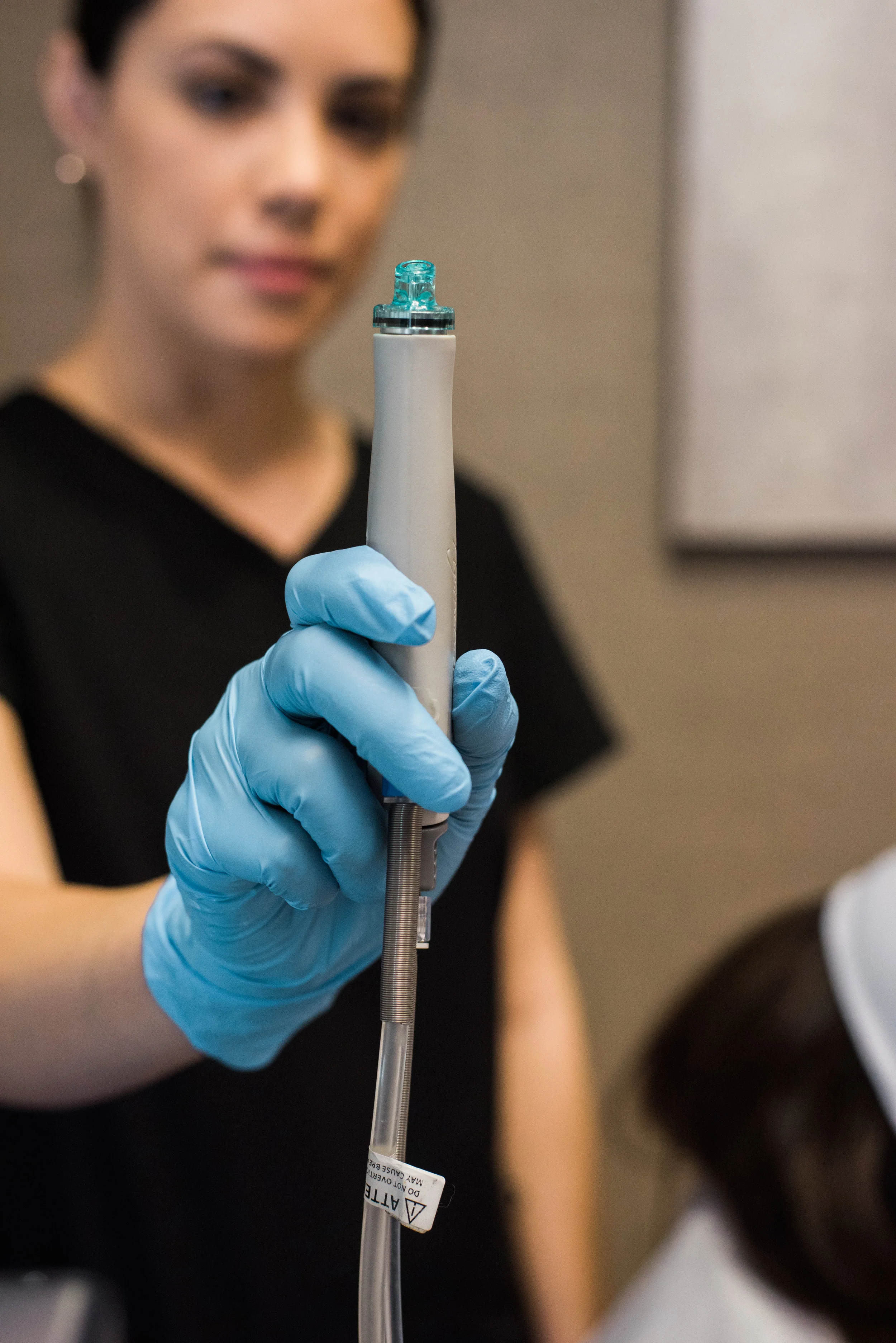 Every tip used during the facial is pre wrapped and thrown out after every patient.