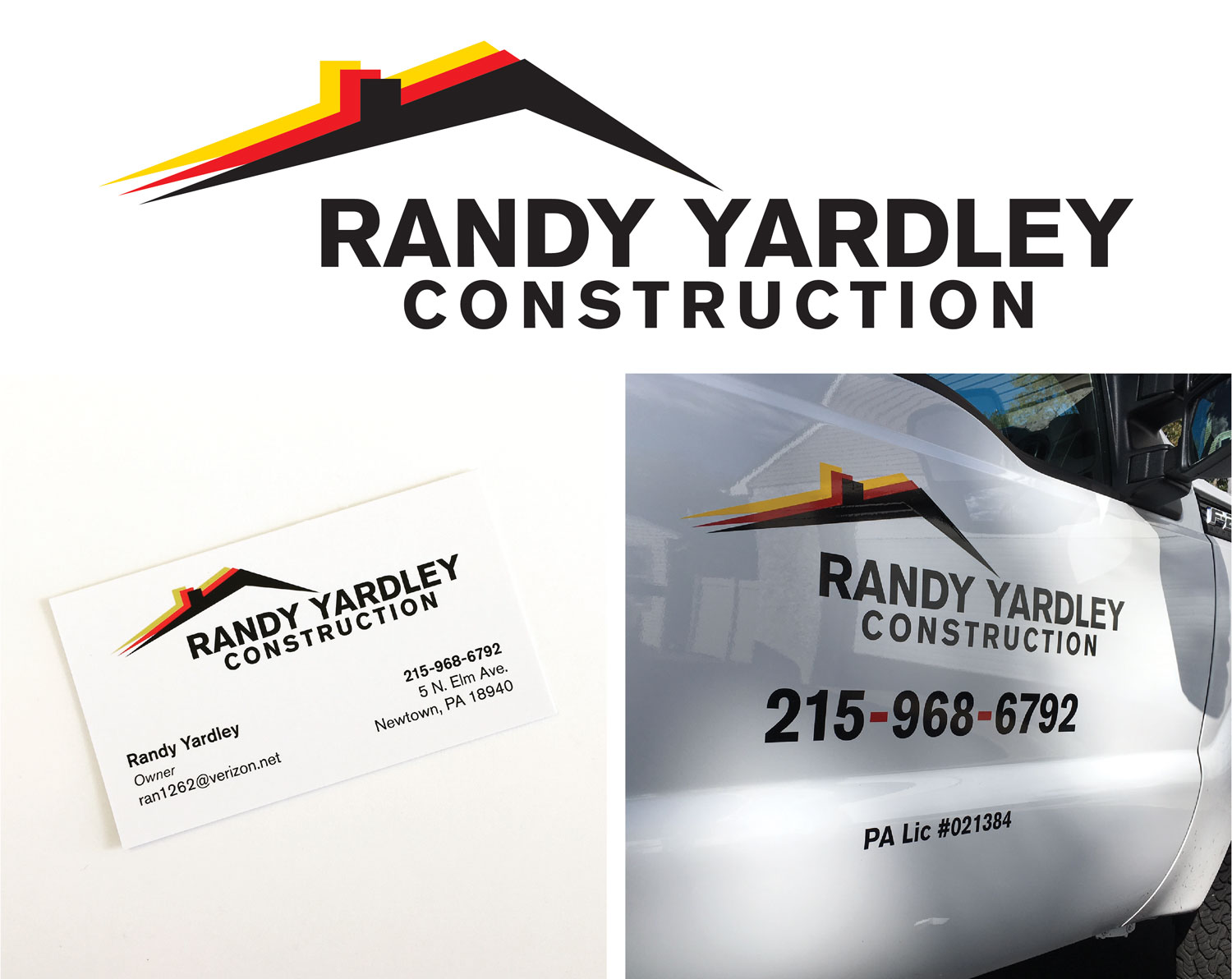 Randy Yardley Construction Branding