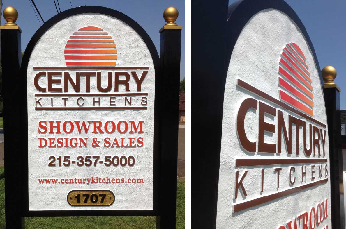Sandblasted HDU Sign