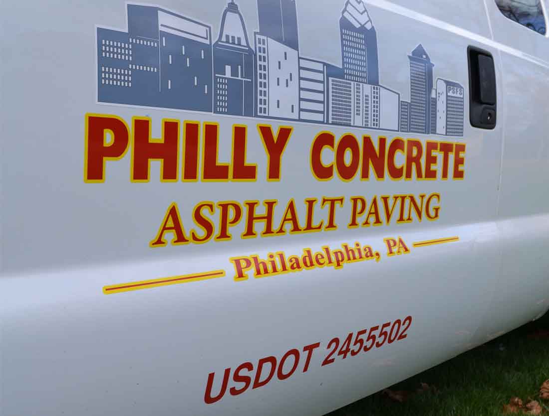 Contractor Vehicle Lettering