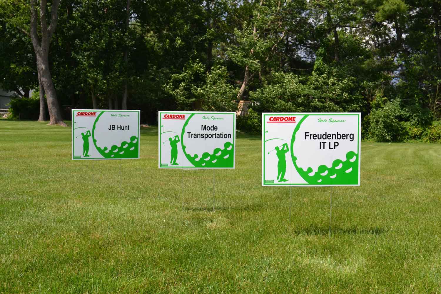 Golf Outing Sponsorship Lawn Signs