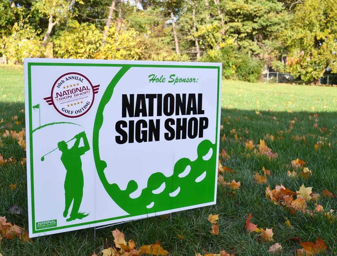 Outdoor Lawn Sign
