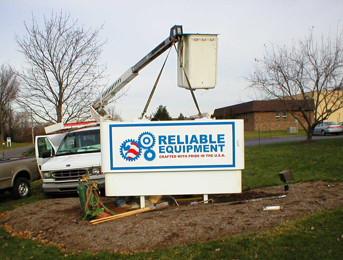 Outdoor Sign Installation