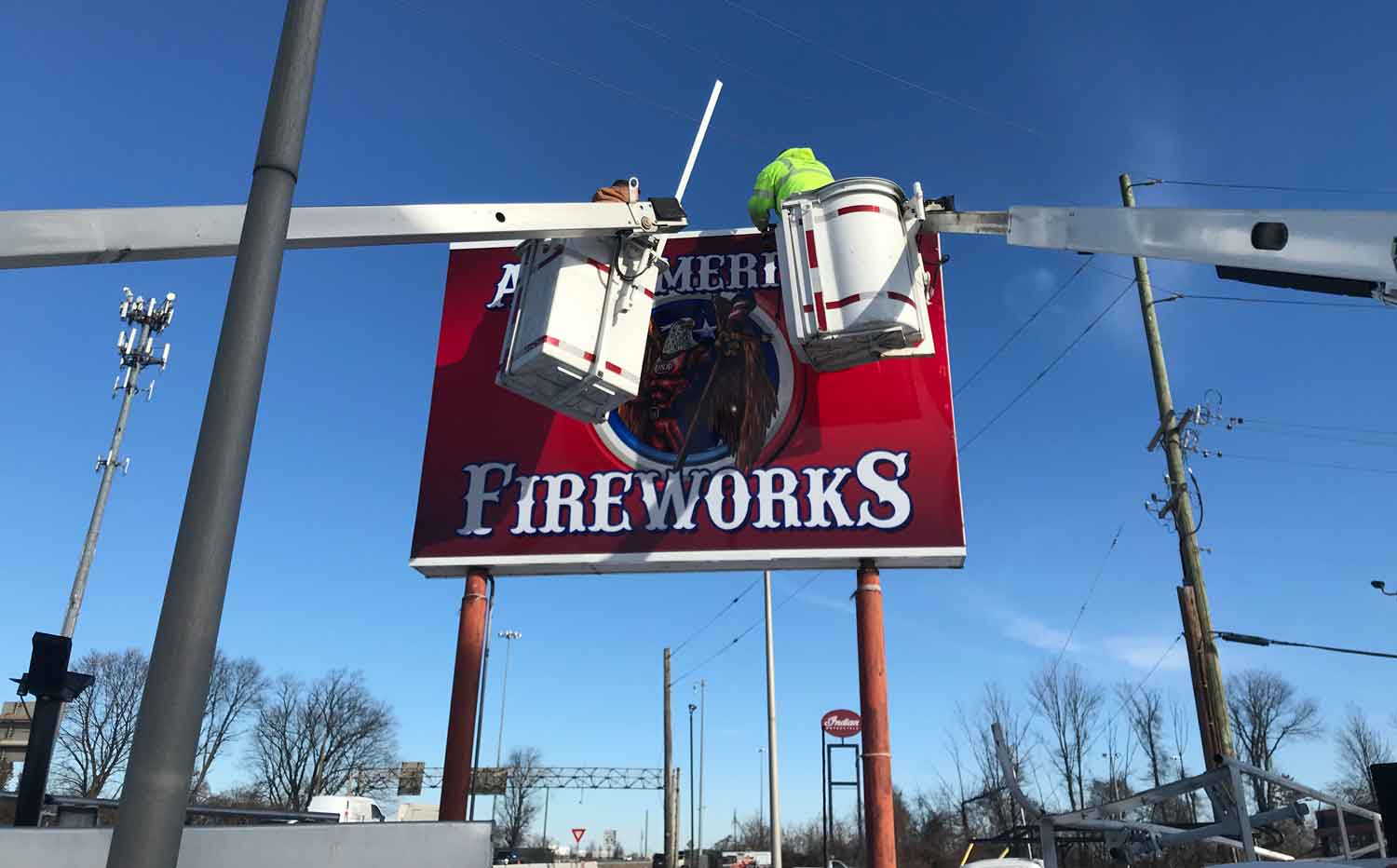 Outdoor Sign Installation