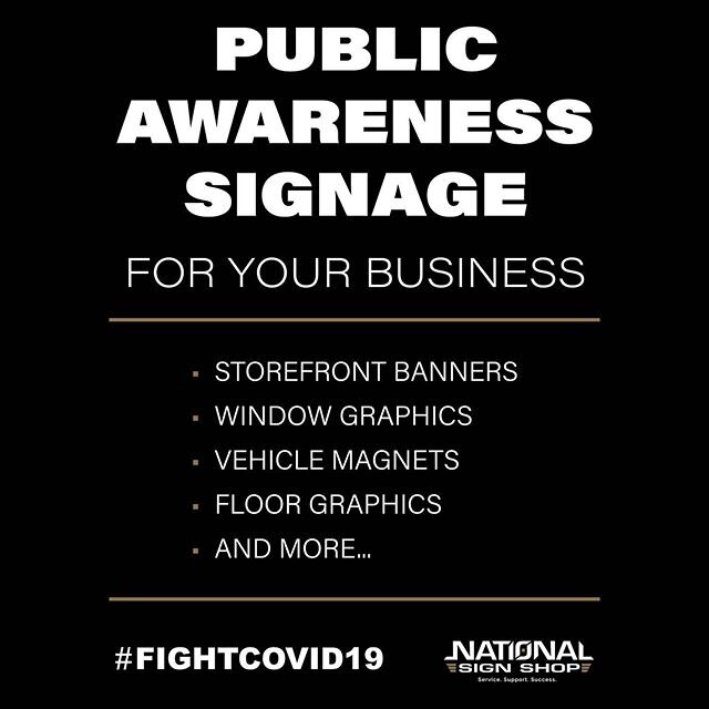 Need a sign for your business? Contact us via phone (215-364-9119) or email (info@nationalsignshop.com) and we will coordinate sign delivery or pick-ups. #covid19 #shoplocal #supportsmallbusiness #publichealth #essentialworkers #signs #signage #signs