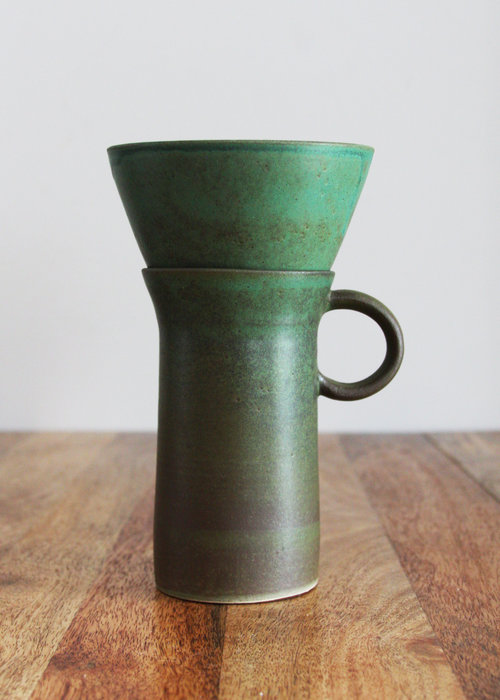 Kati Von Lehman pour over ceramic coffee