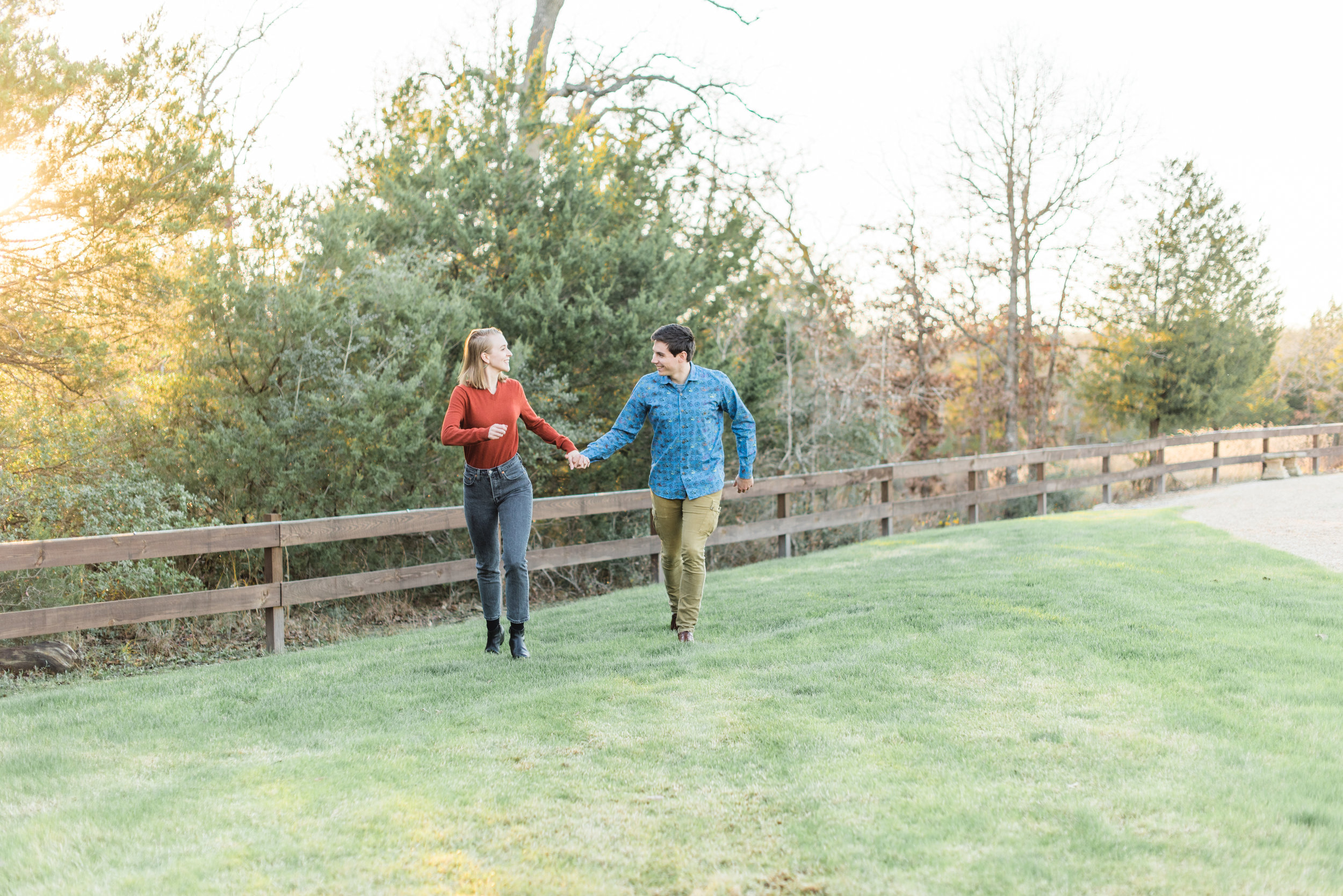 Vanessa &amp; Julius Engagement Session | Peach Creek Ranch College Station, TX 