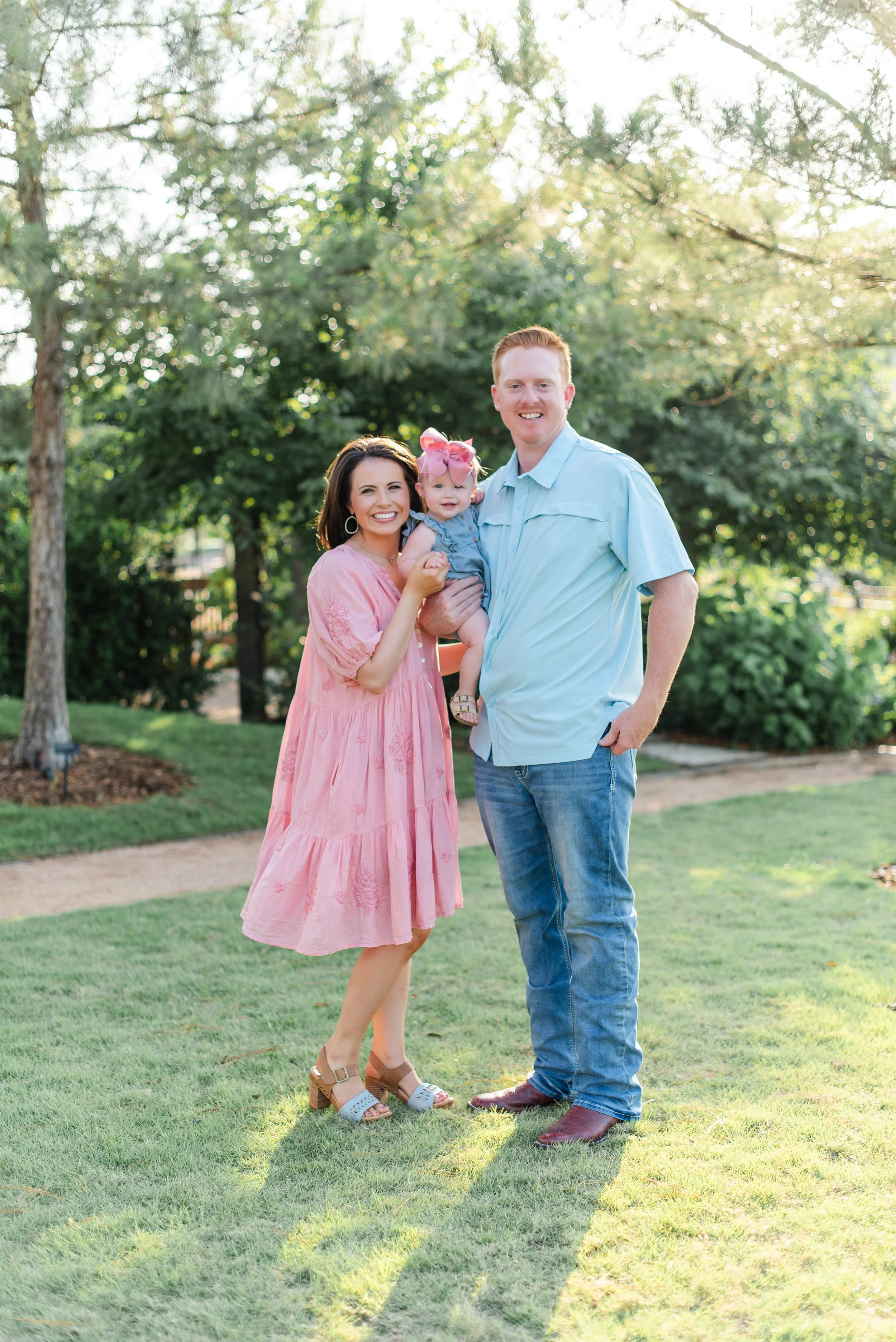 McClain Family Session | The Gardens at Texas A&amp;M University | College Station, TX