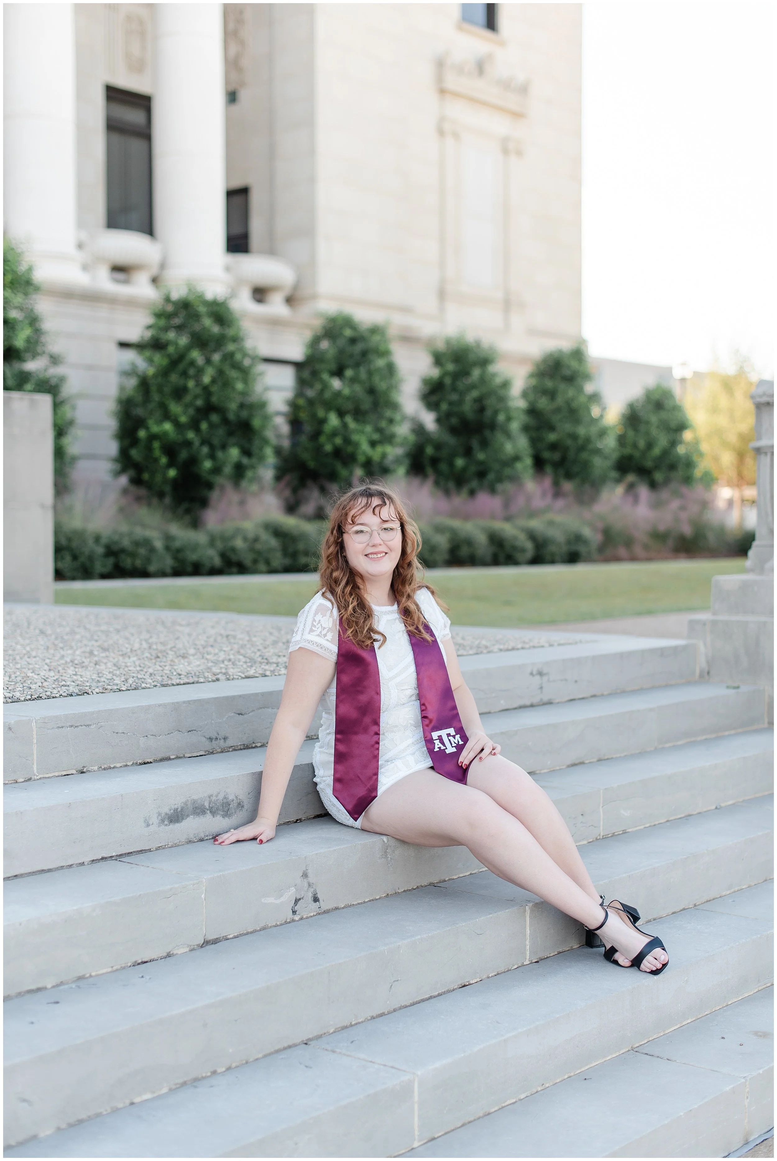 Katherine Graduation Session | Texas A&amp;M University | Class of 2025 | College Station, TX