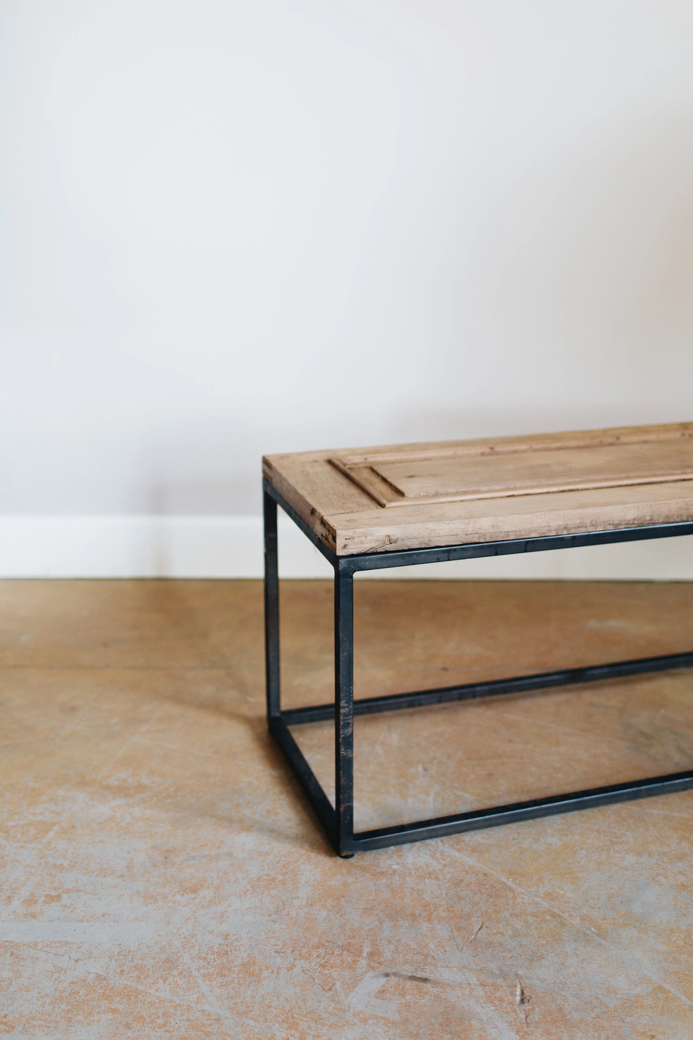 Iron & Wood Bench