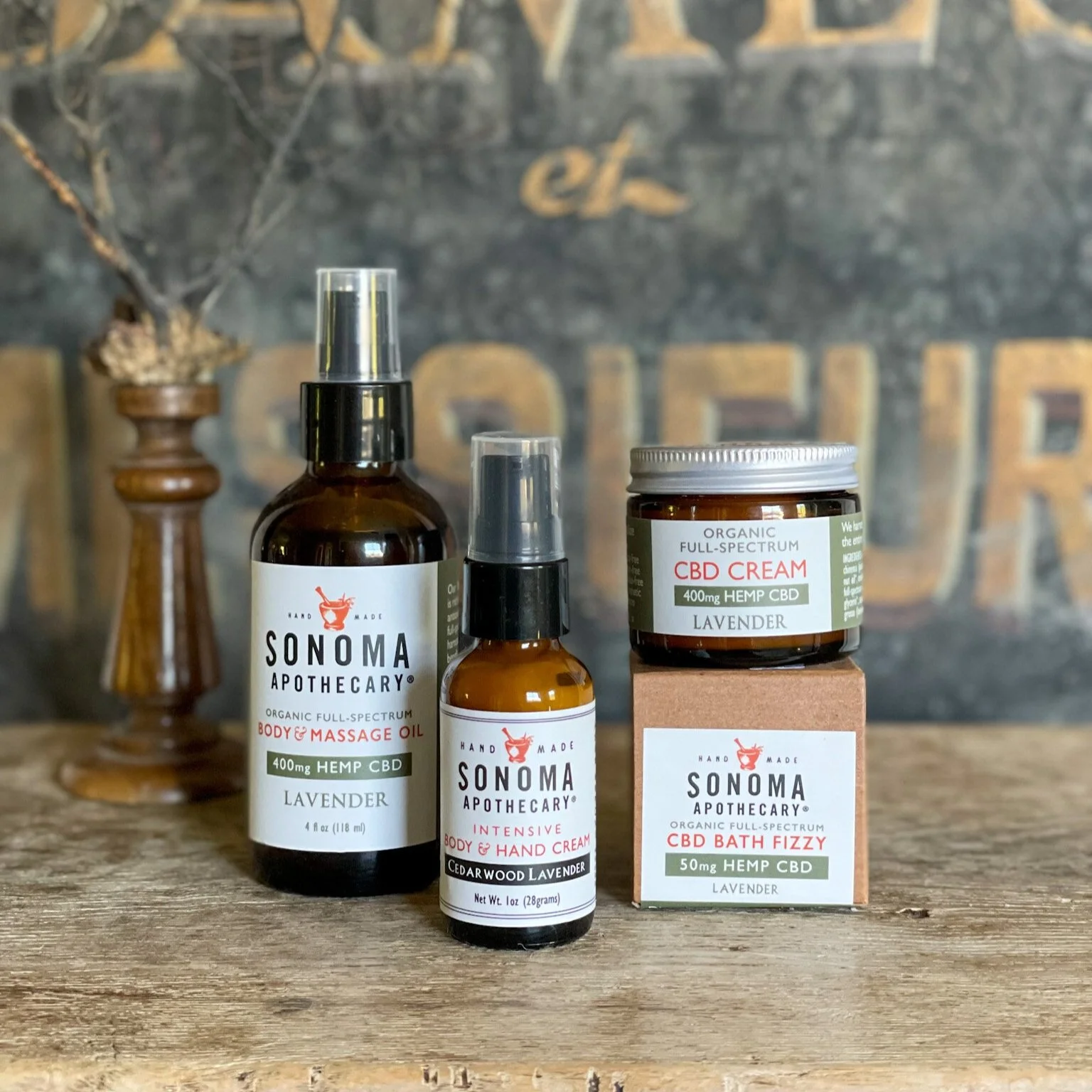 CBD cream and body oil Gift Box CBD