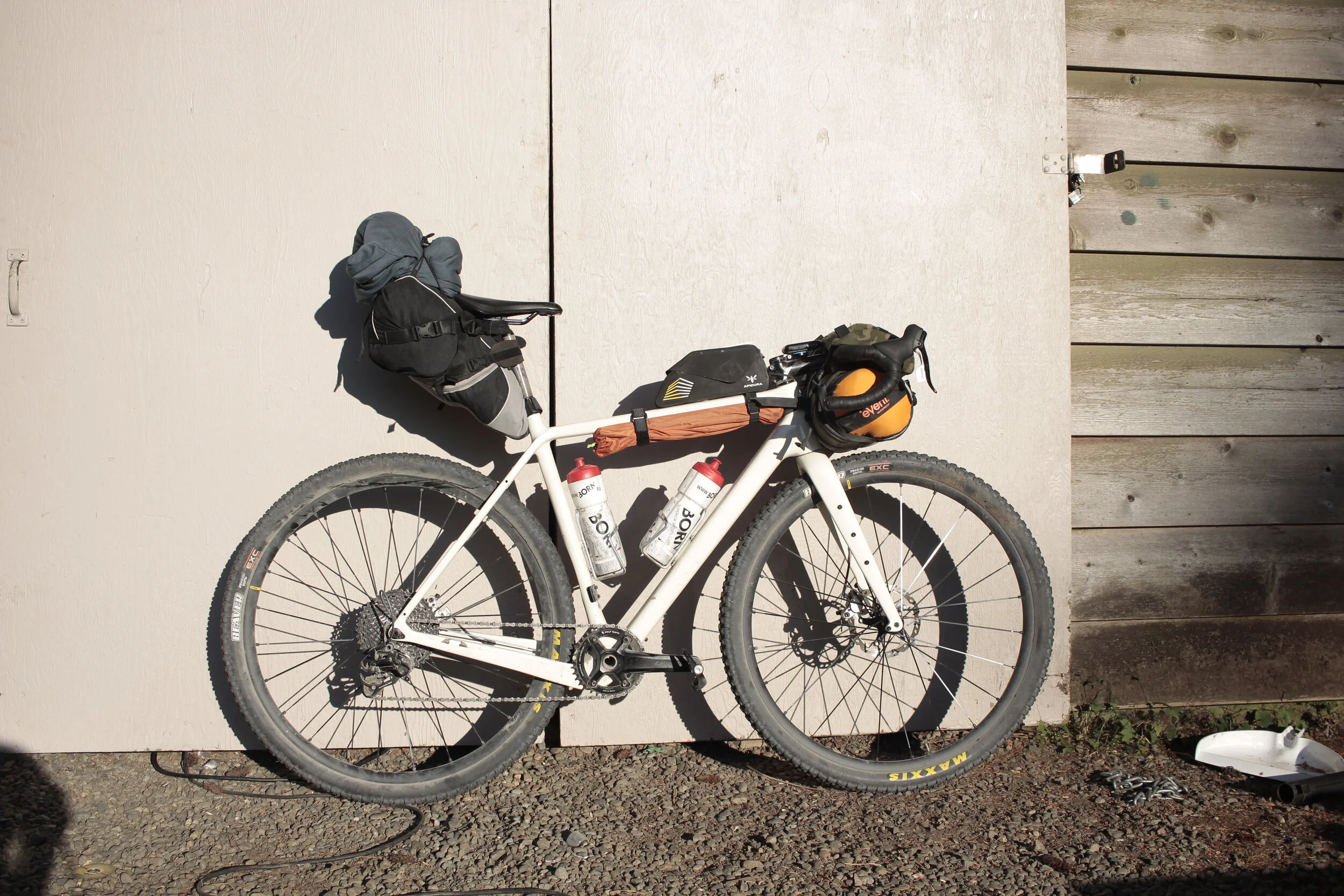 Adam and Emma's Bikepacking rigs