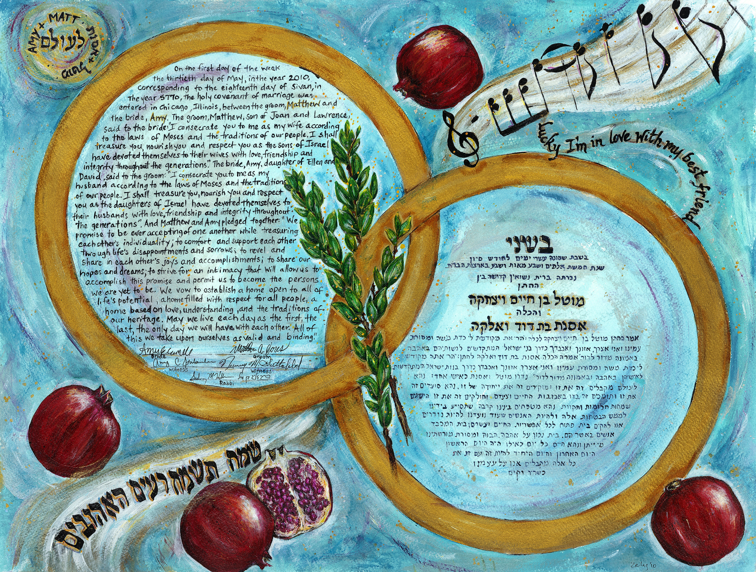 KETUBAH, private commission