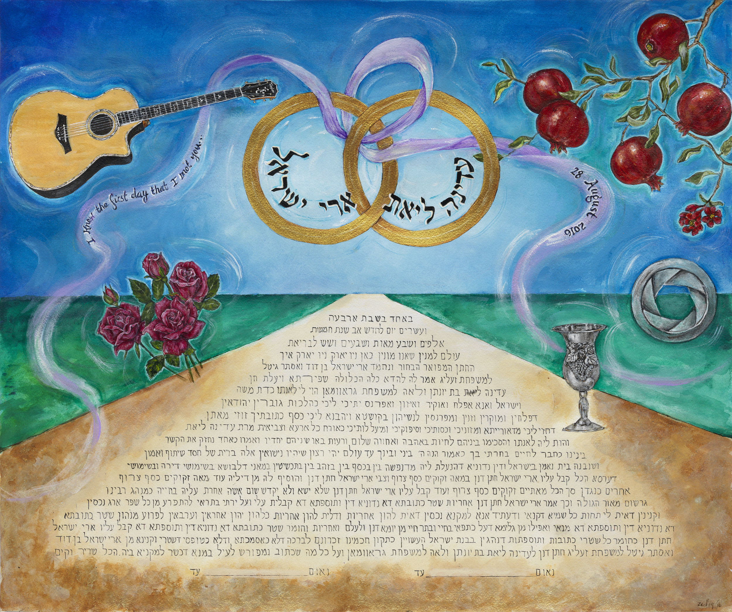 KETUBAH, private commission