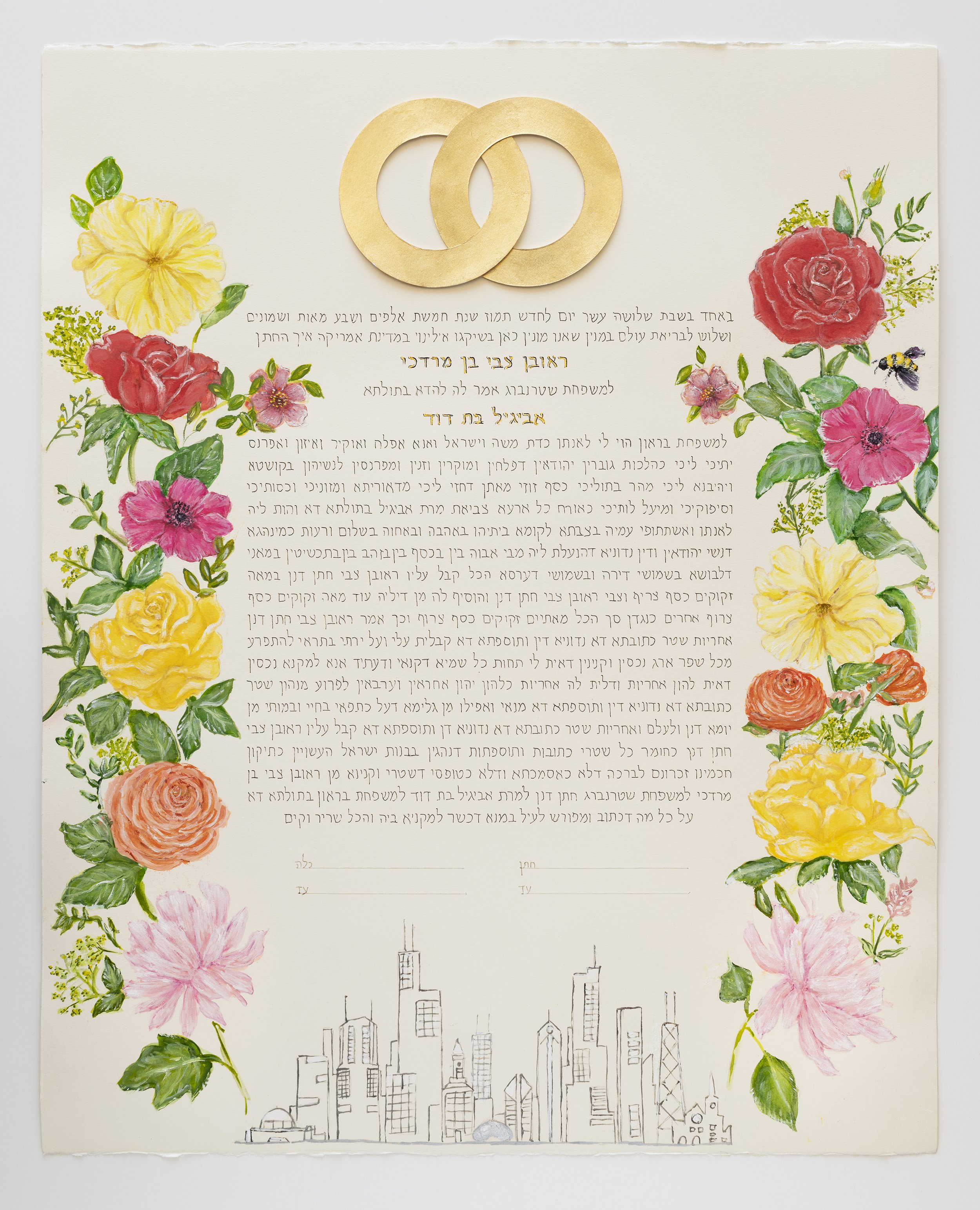 Ketubah, Private commission