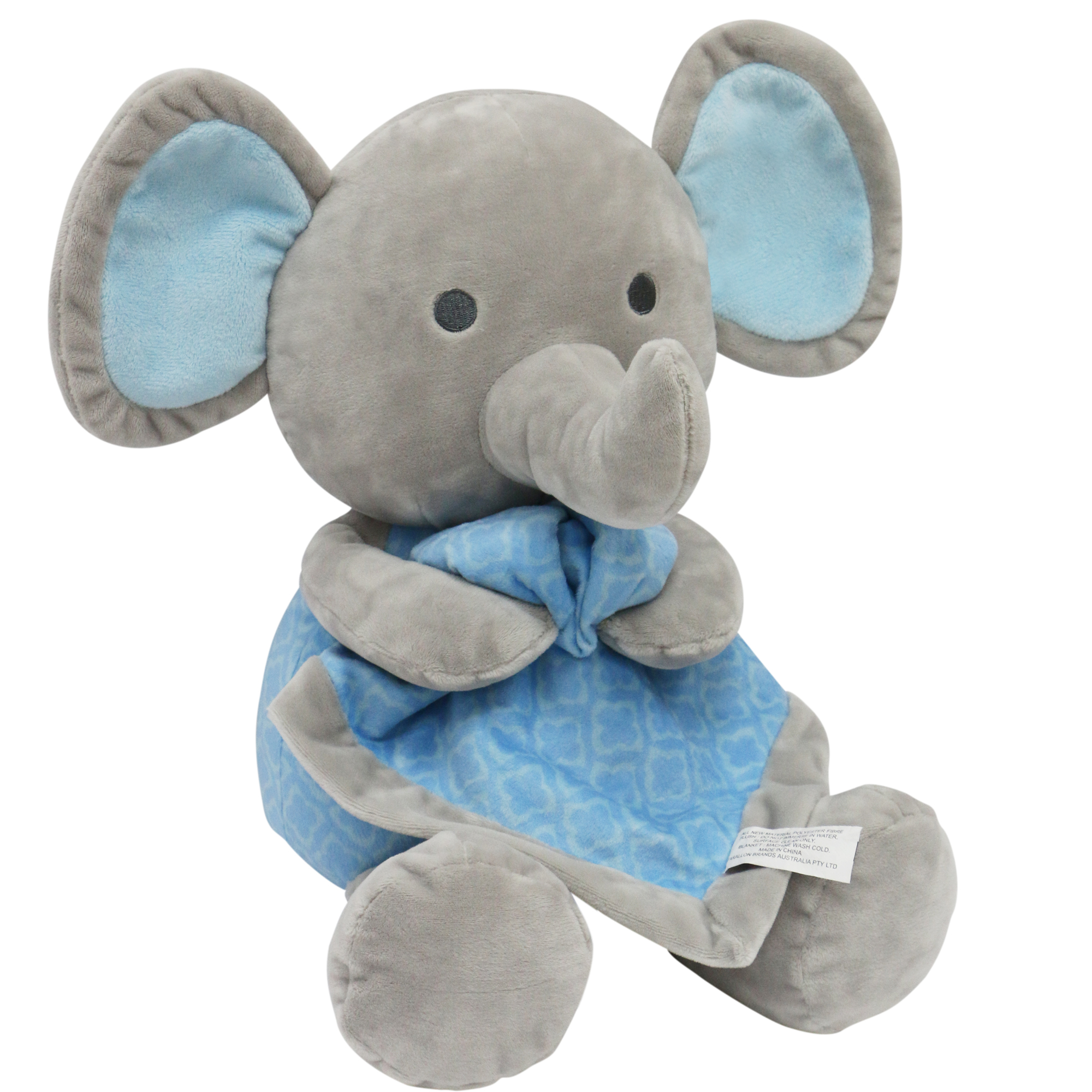 Little Haven Blue Elephant Plush & Blanket.jpg