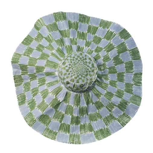 Spinning_Big_Hat_Green_blue_tyvek.gif