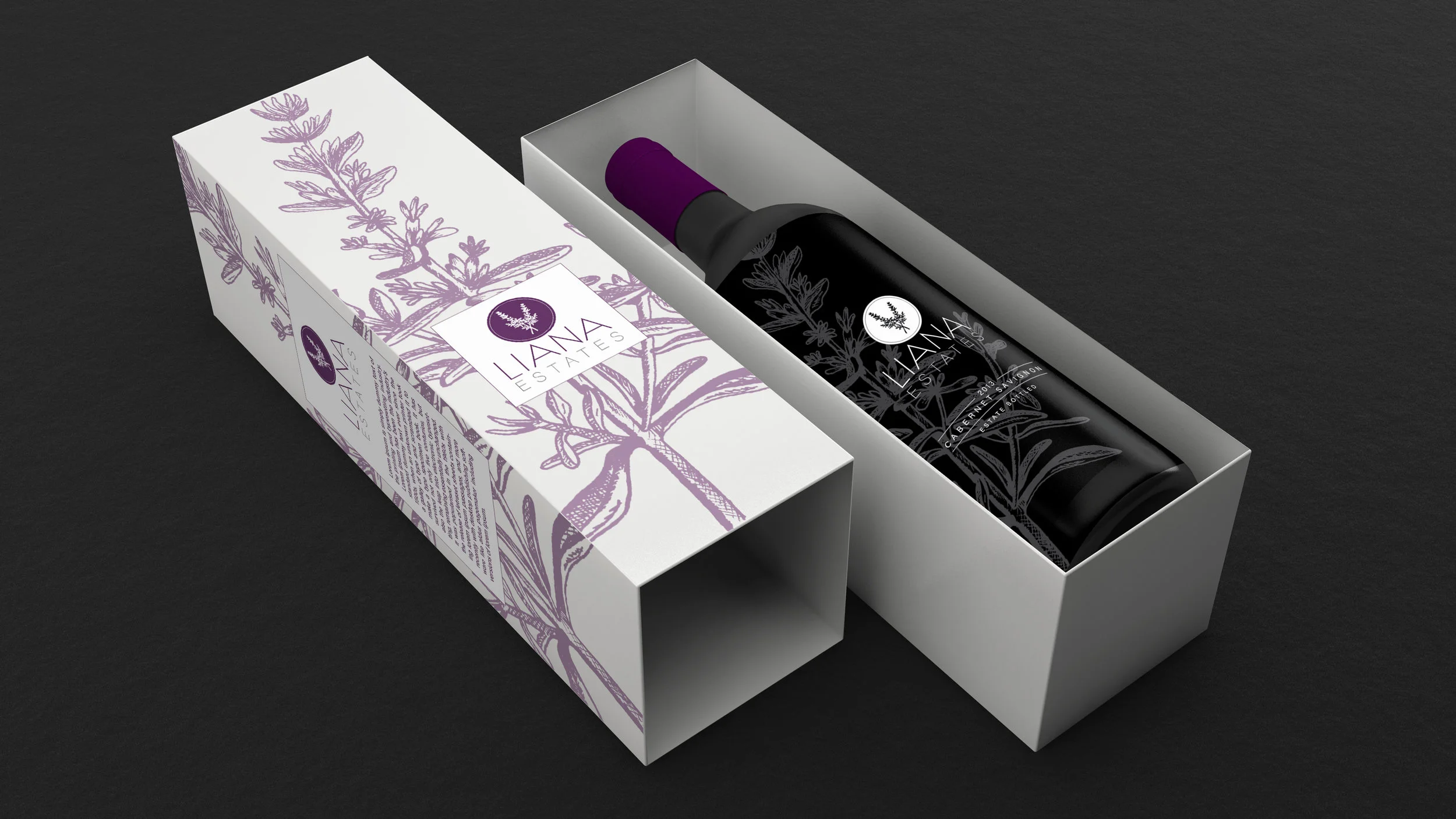 Another Logo and Packaging Concept for Liana Estates