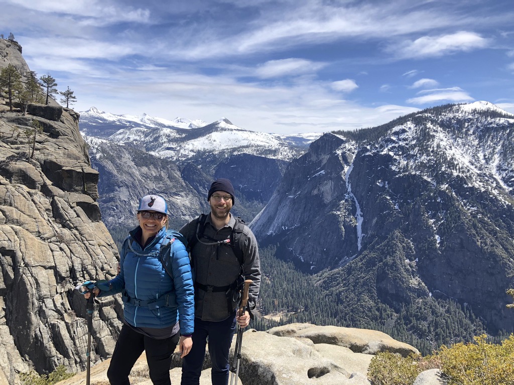 Taking time to adventure is always great for the creative process. My honey and I love to go on big mountain day hikes in the Sierras. Here we are on my first trip to Yosemite (Yes, I am a California native and I am ashamed to say my first trip to this sacred place recently happened).