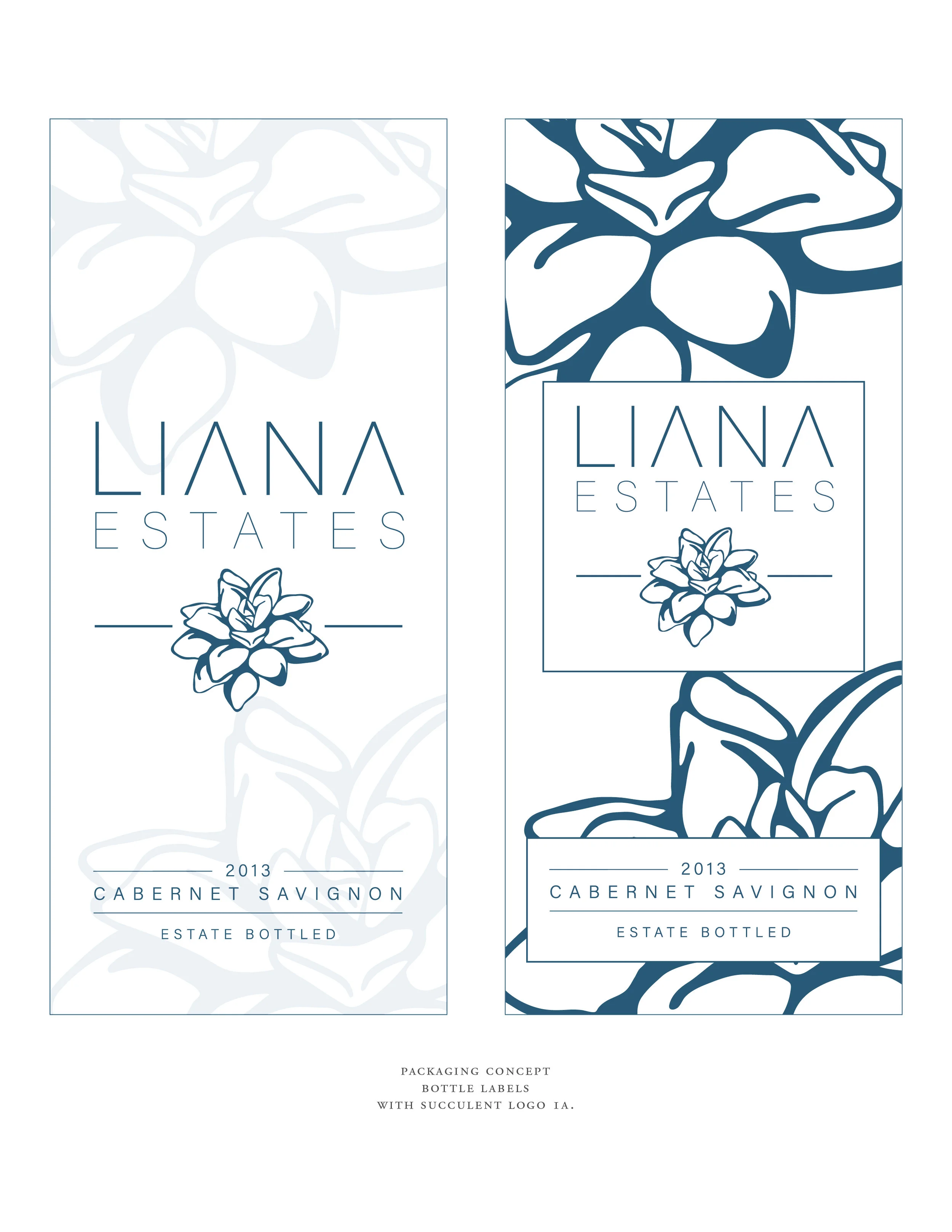 Label Development Flat art of the proposed label design is presented here prior to showing the product mock-up.