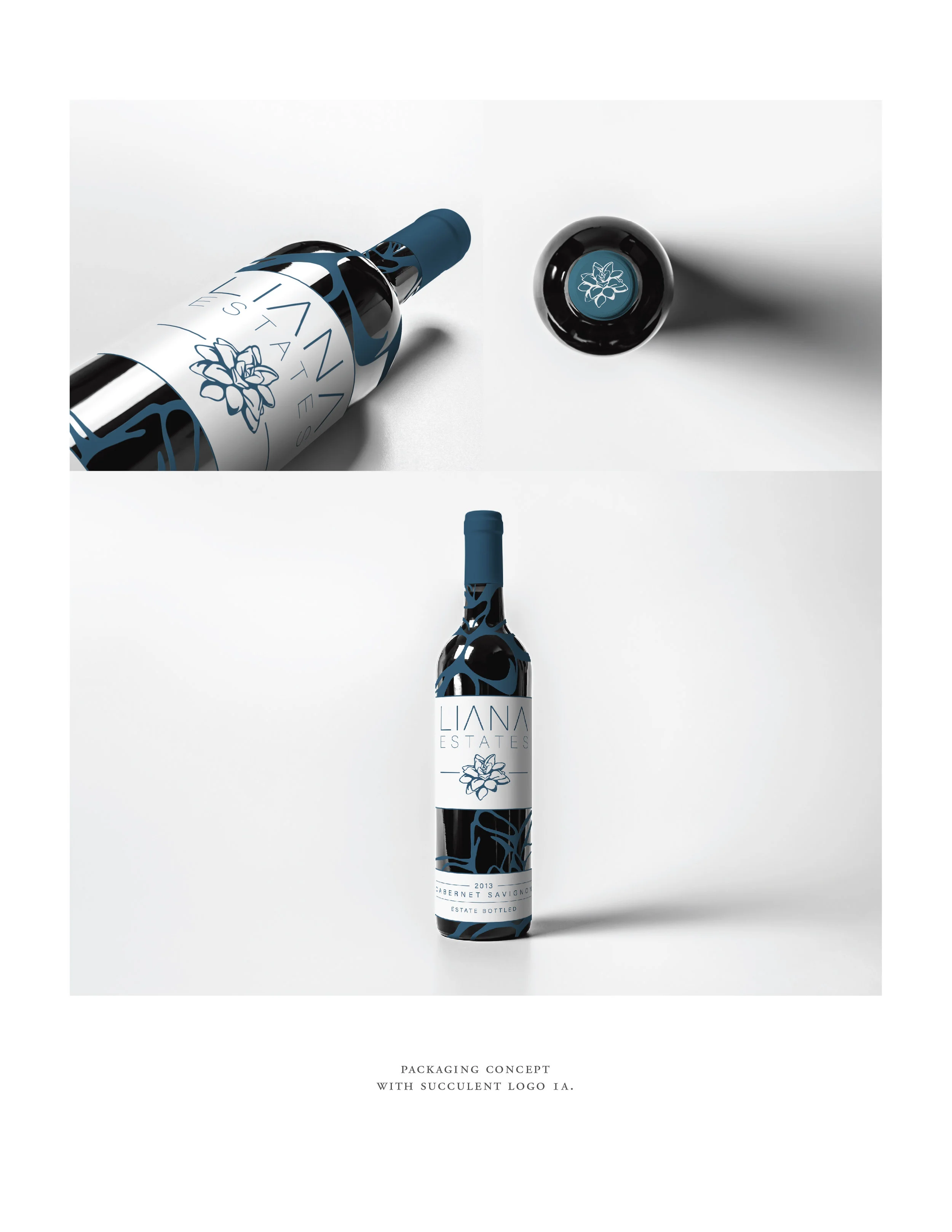 Proposed Package Design One of our most favorite pieces of our design portfolio, this packaging is stunning. Production costs would not be cheap, however for reserve level wines or special releases only available at the winery or to wine club members, it could serve as a great option. This design is one that could easily be simplified to save on production costs and still have a big impact on the shelf in any store across the country.