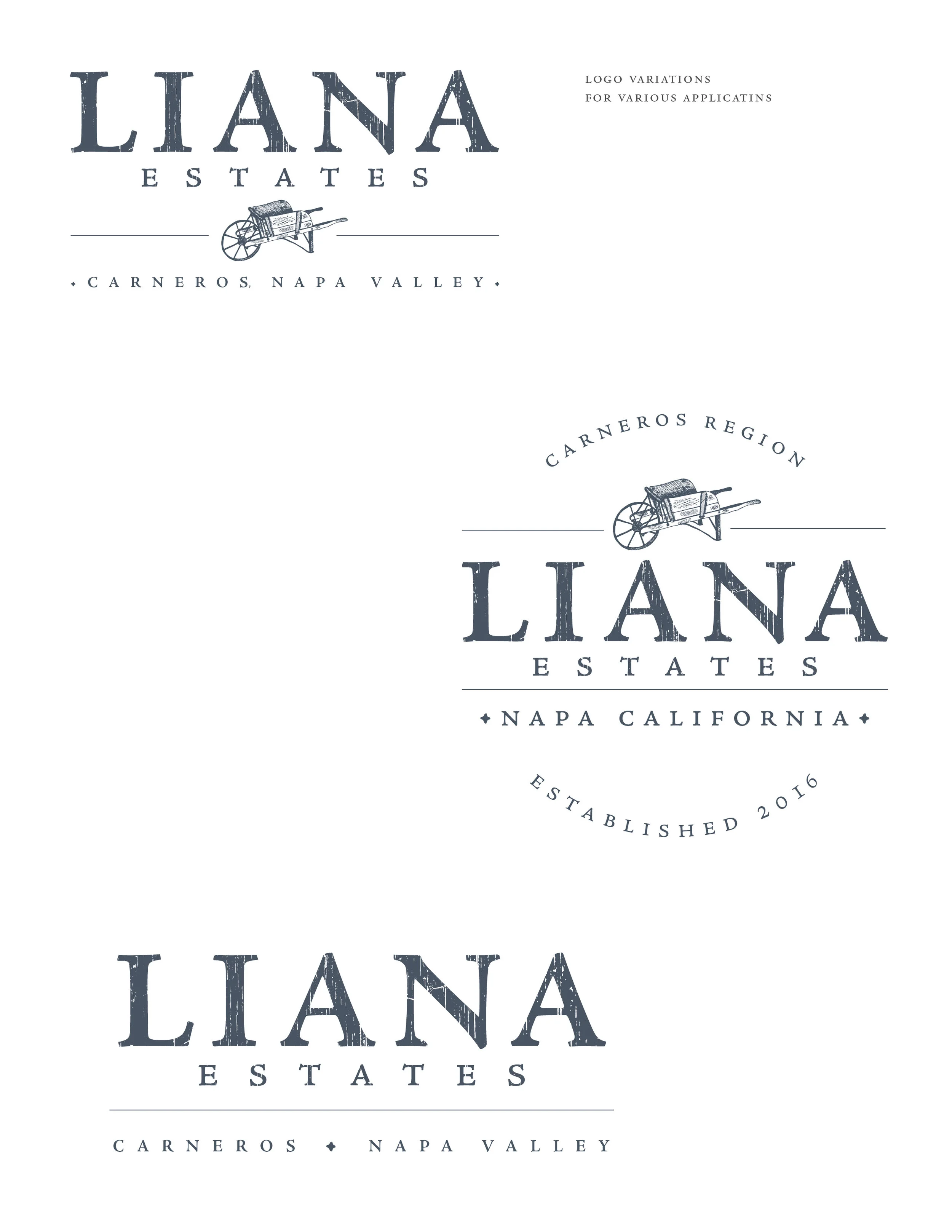 Final Logos - Variations for Various Applications One thing that must be considered when designing a logo is how it will be used. These days, logos are used across a range of applications from a tiny tiny favicon, to print, to social media to billboards and apparel. Logos must stay true to brand guidelines as well as be flexible enough to fit in any application, from single color to full color, from horizontal placement to more stacked. Creating a logo that can stand alone as logotype or the icon can also be representative of the brand is crucial.