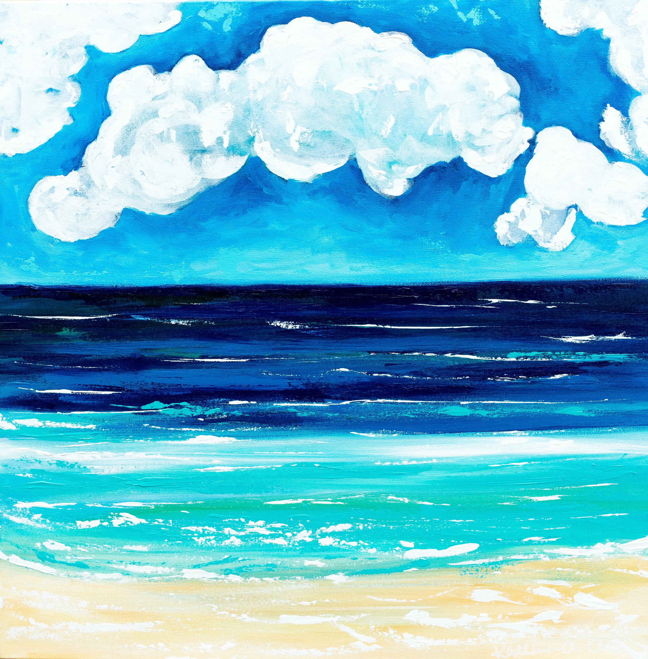 ‘Calm’ 24 x 24, acrylic on canvas