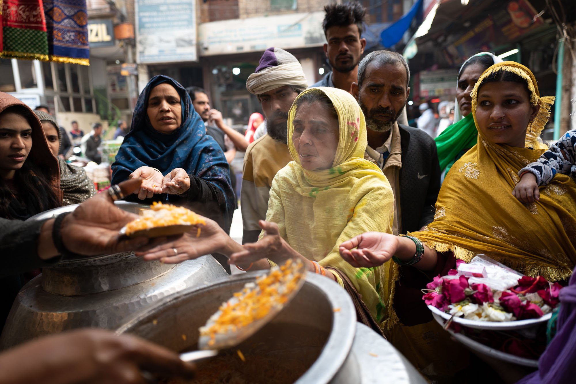 Muslim market in Nizamuddin, Delhi 2023