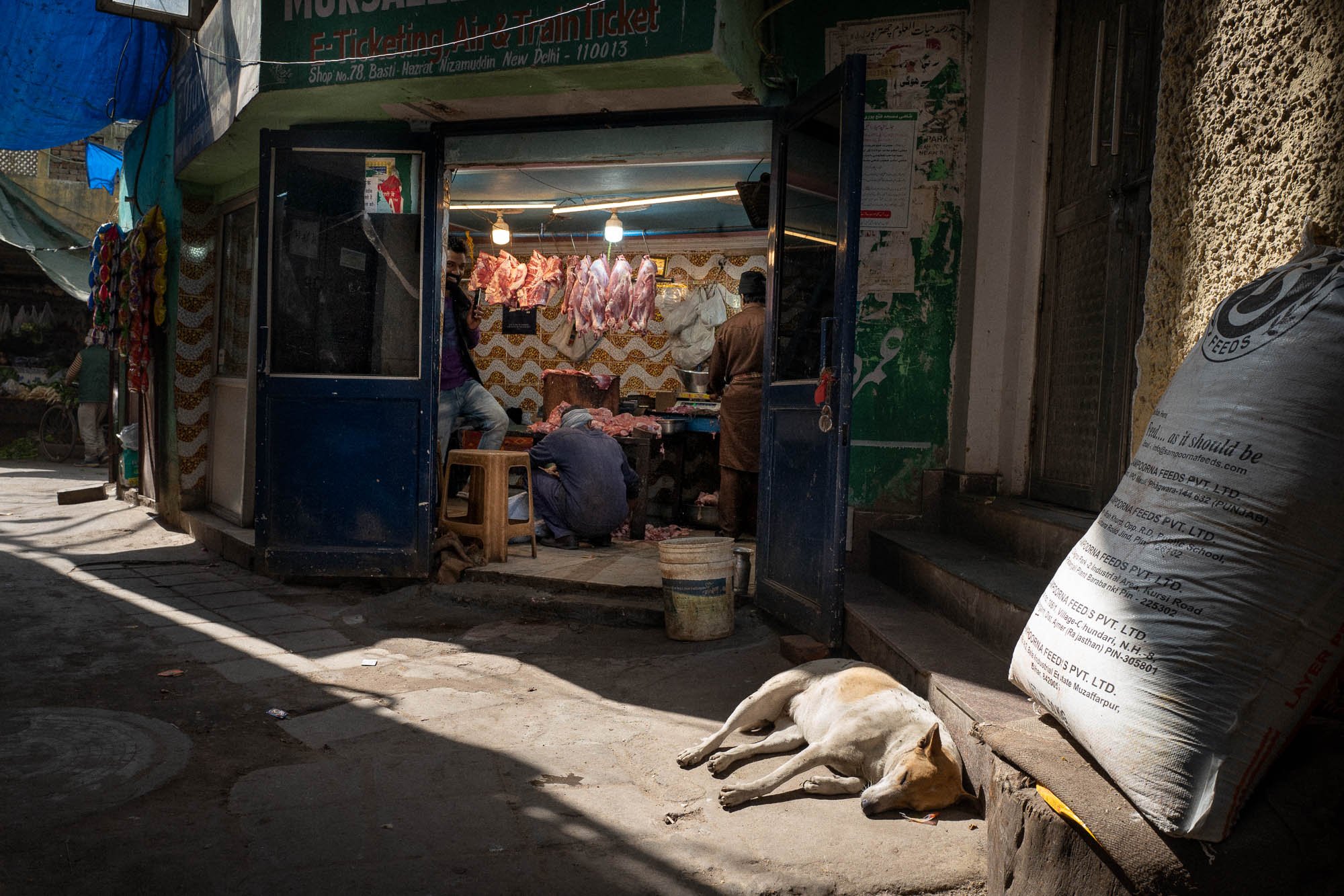 Muslim market, Nizammudin West, Delhi 2023