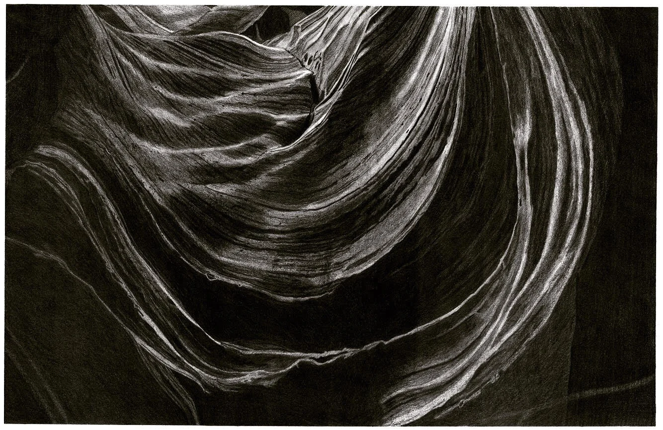 2018 - Graphite - 22”x14”