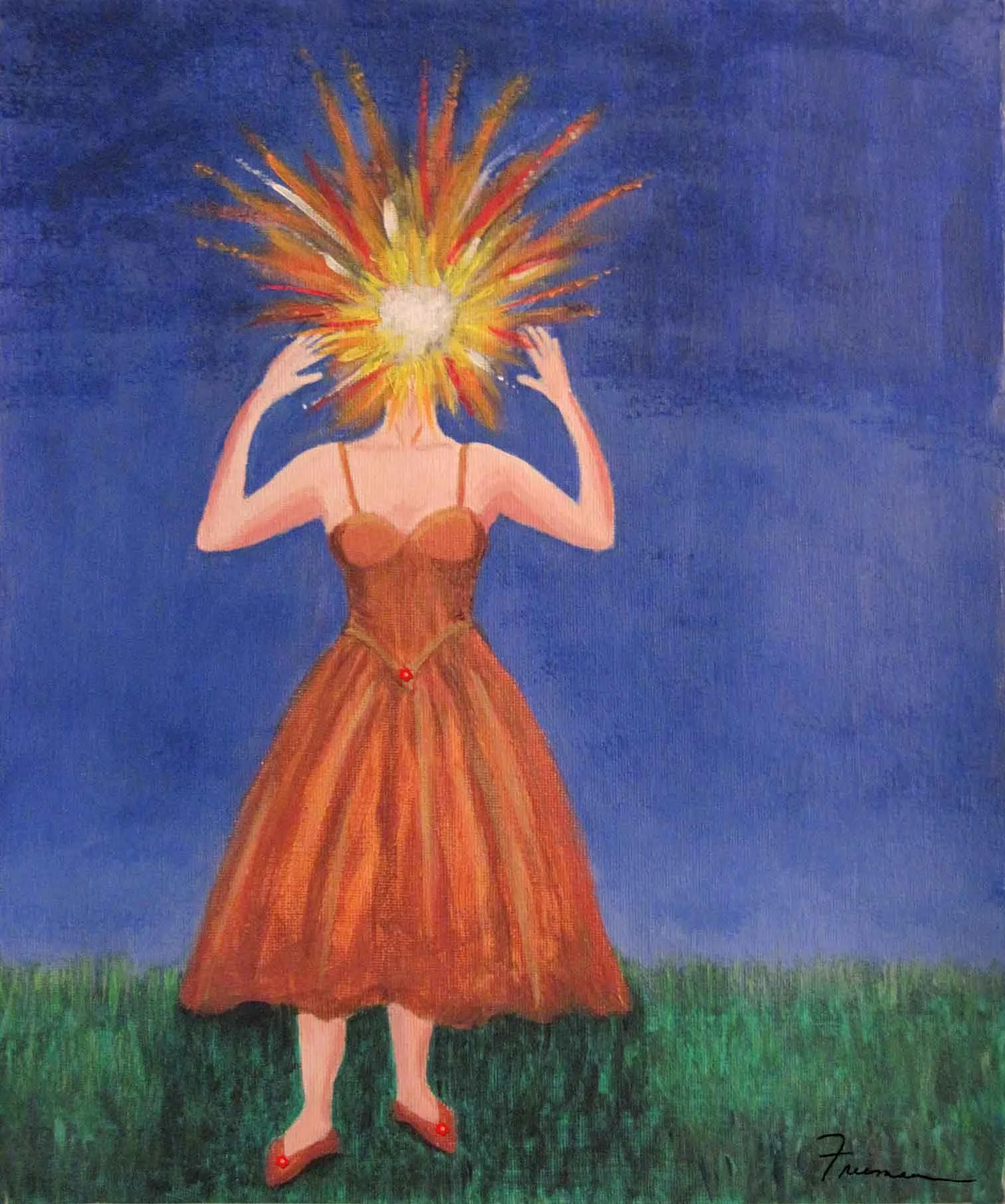 and then her head exploded