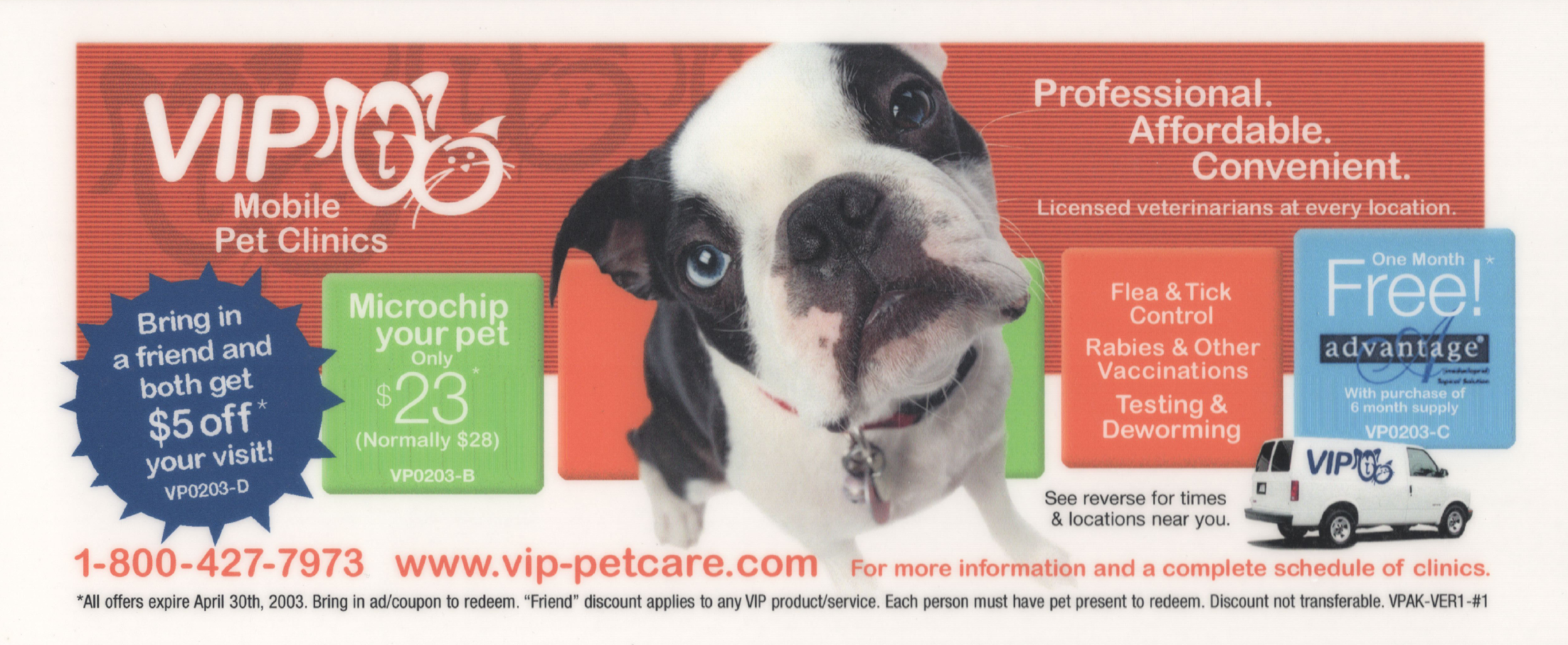 vip petcare rabies coupon