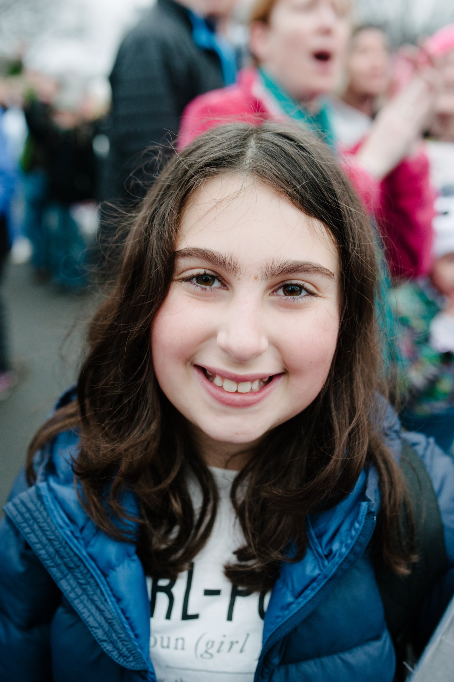#21 Q: What can you do to help other people have a good life? "You could do research! You could find out what kinds of people are having trouble with things, and what kind of endangered animals there are."
