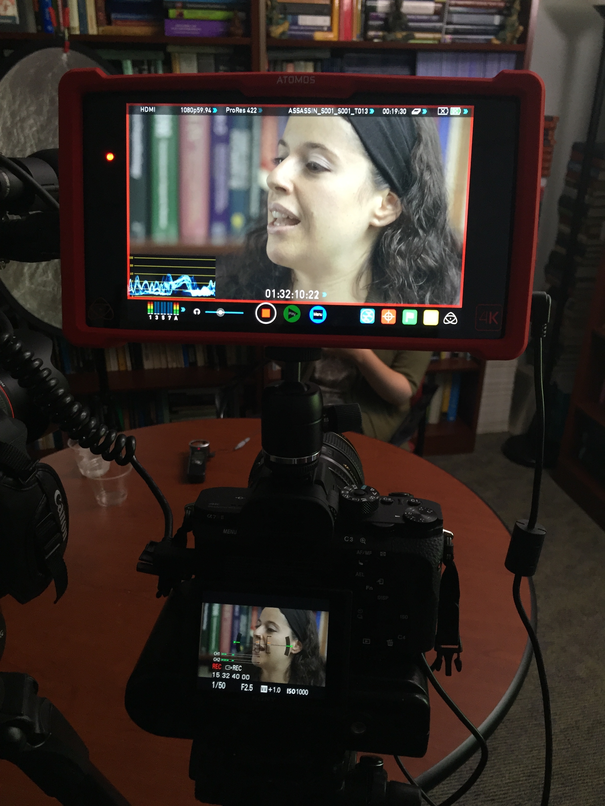 Atomos Ninja Assassin, 4k recorder/monitor.
