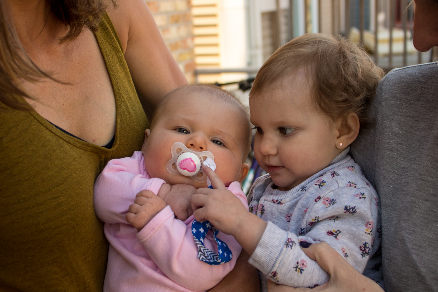 My nieces: Lucy (left), Scarlett (right)